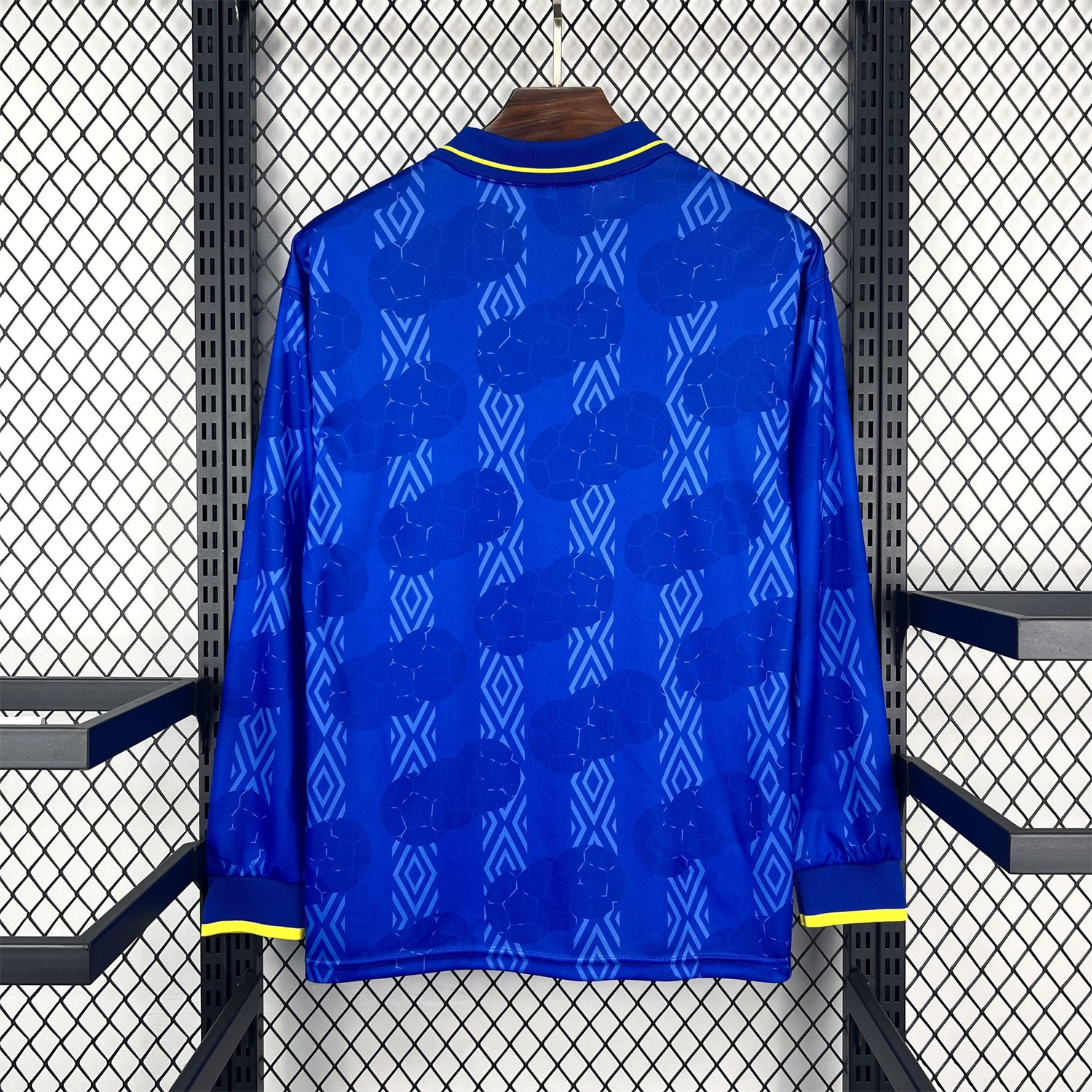 AlphaJersey-Retro Colombia 1994 Away Long Sleeves Jersey