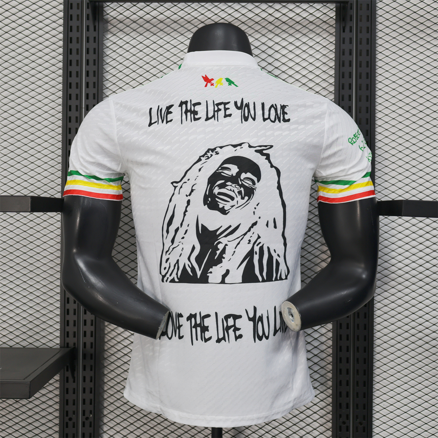 AlphaJersey-Ajax x B-O-B Marly 2025-26 40th White Special Edition Jersey - Player Version