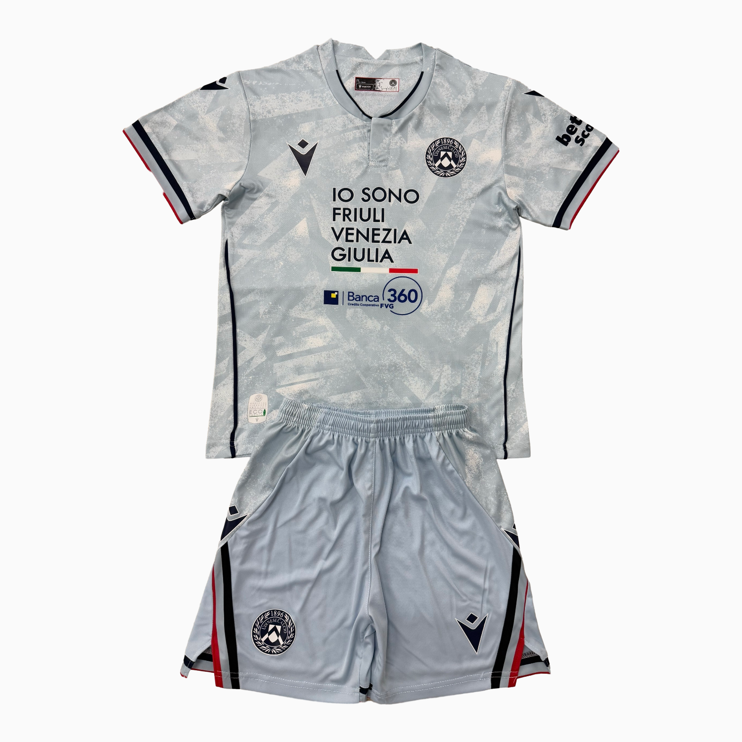 AlphaJersey-Udinese 25-26 Away Kids Kit