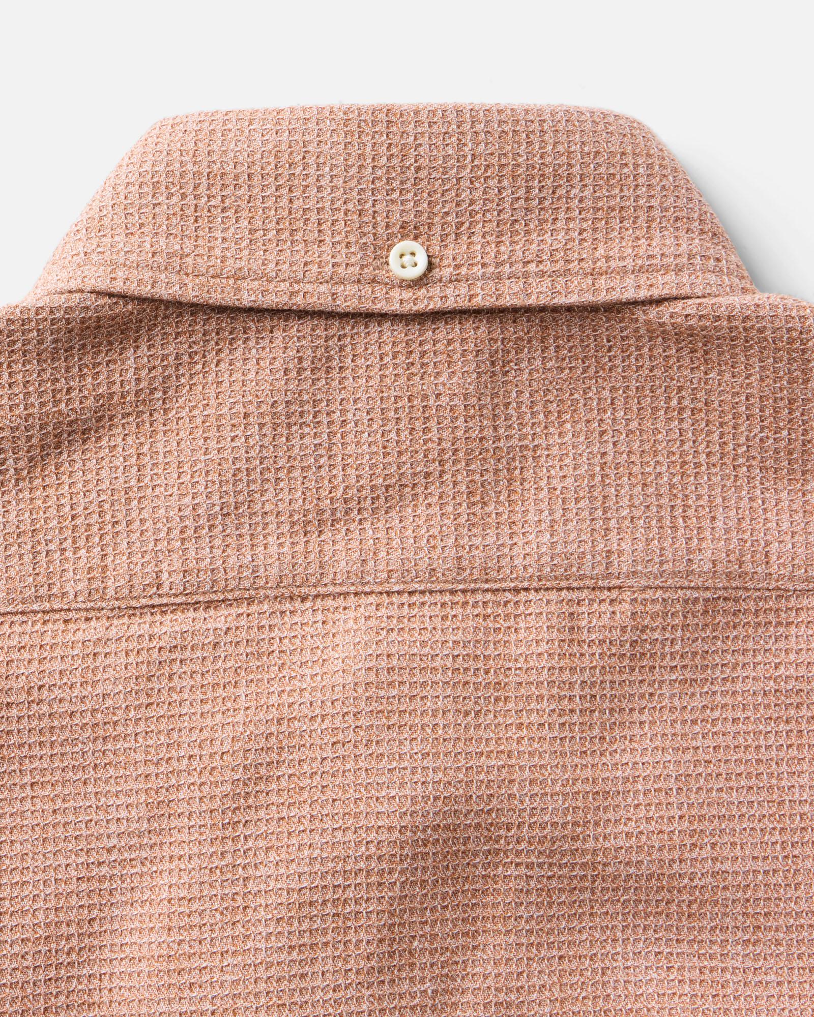The Short Sleeve Jack in Desert Twist Waffle | Modern Menswear by yycbvcnbmmnbm