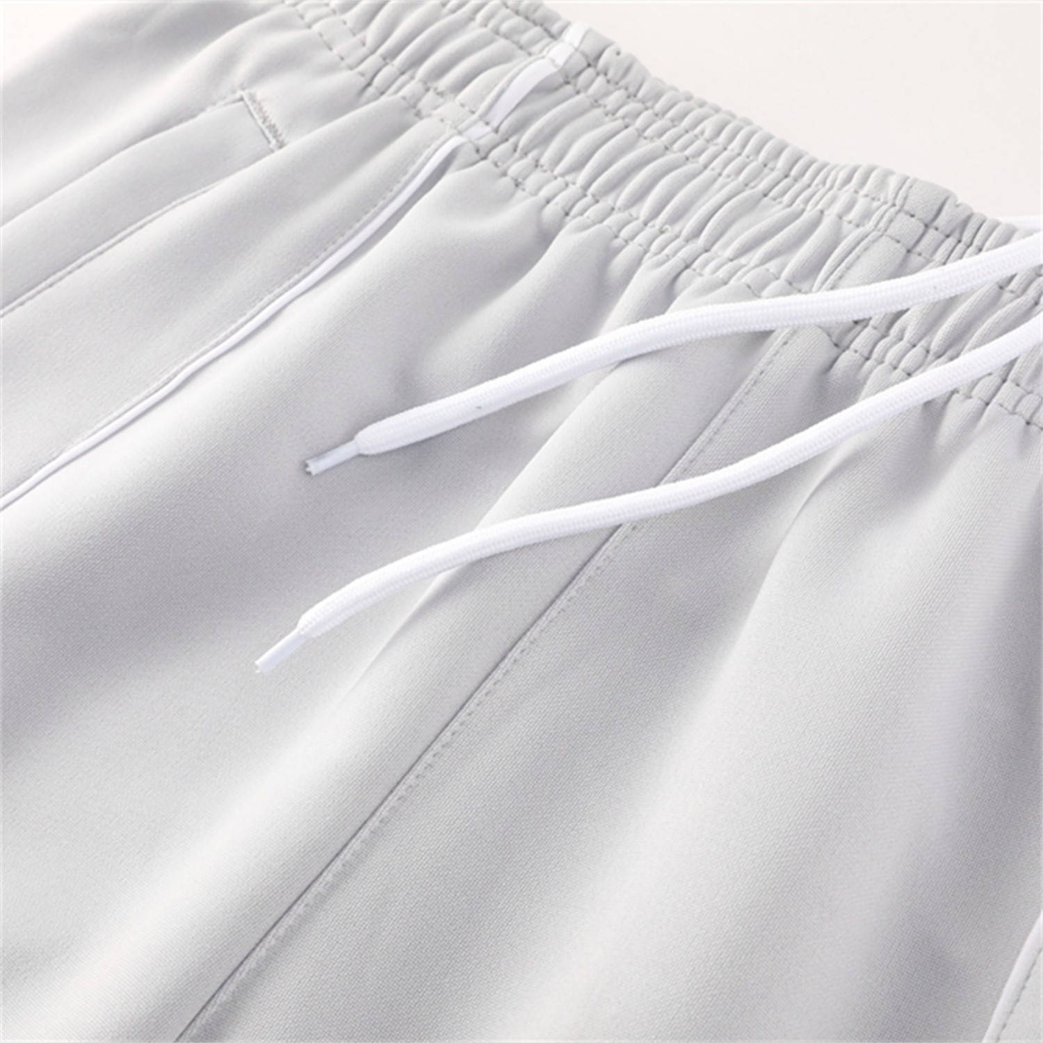 AlphaJersey-Real Madrid 25-26 Jacket Training Tracksuit - White Jackets & Light Grey Pants