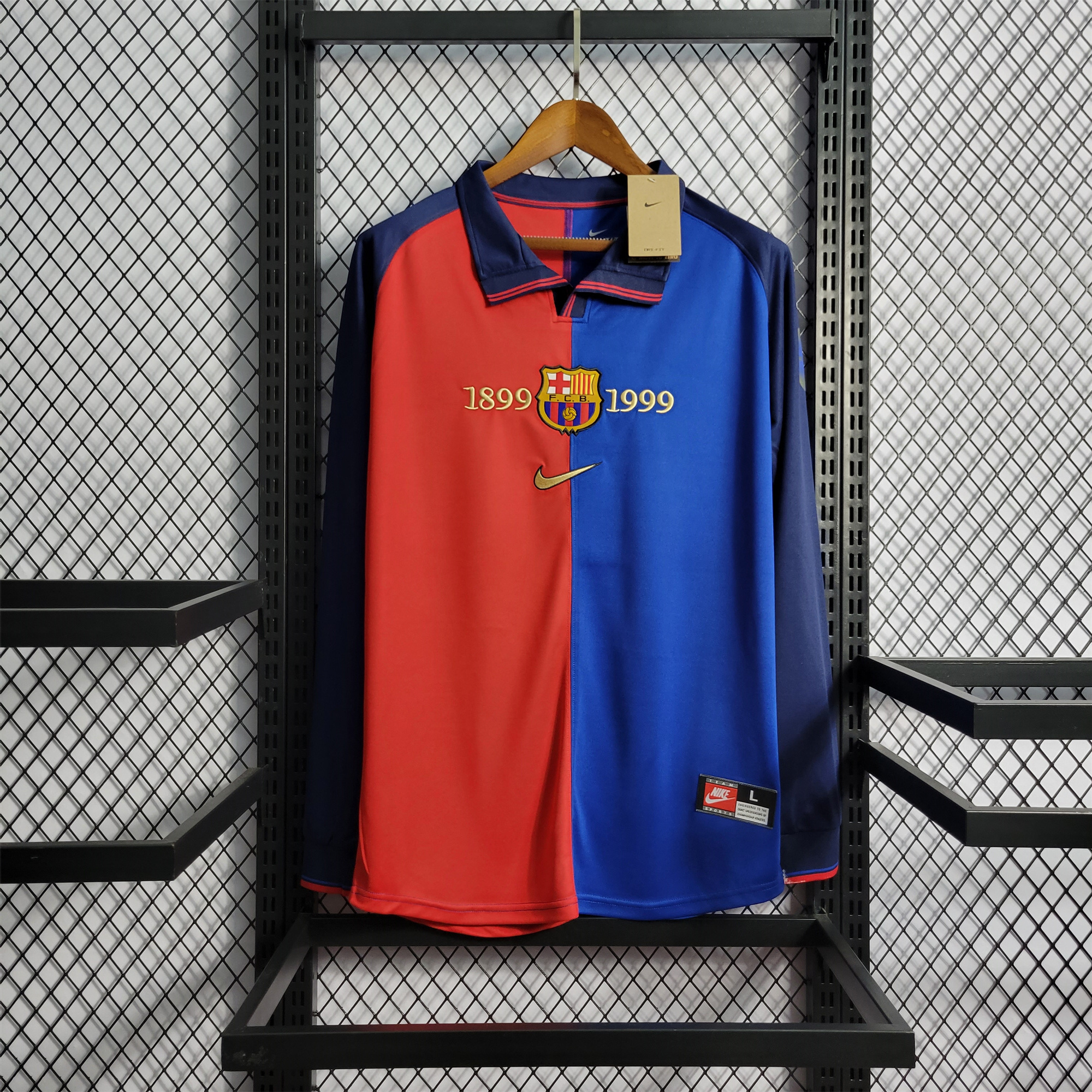 AlphaJersey-Retro Barcelona Centenary Edition Long Sleeve Jersey