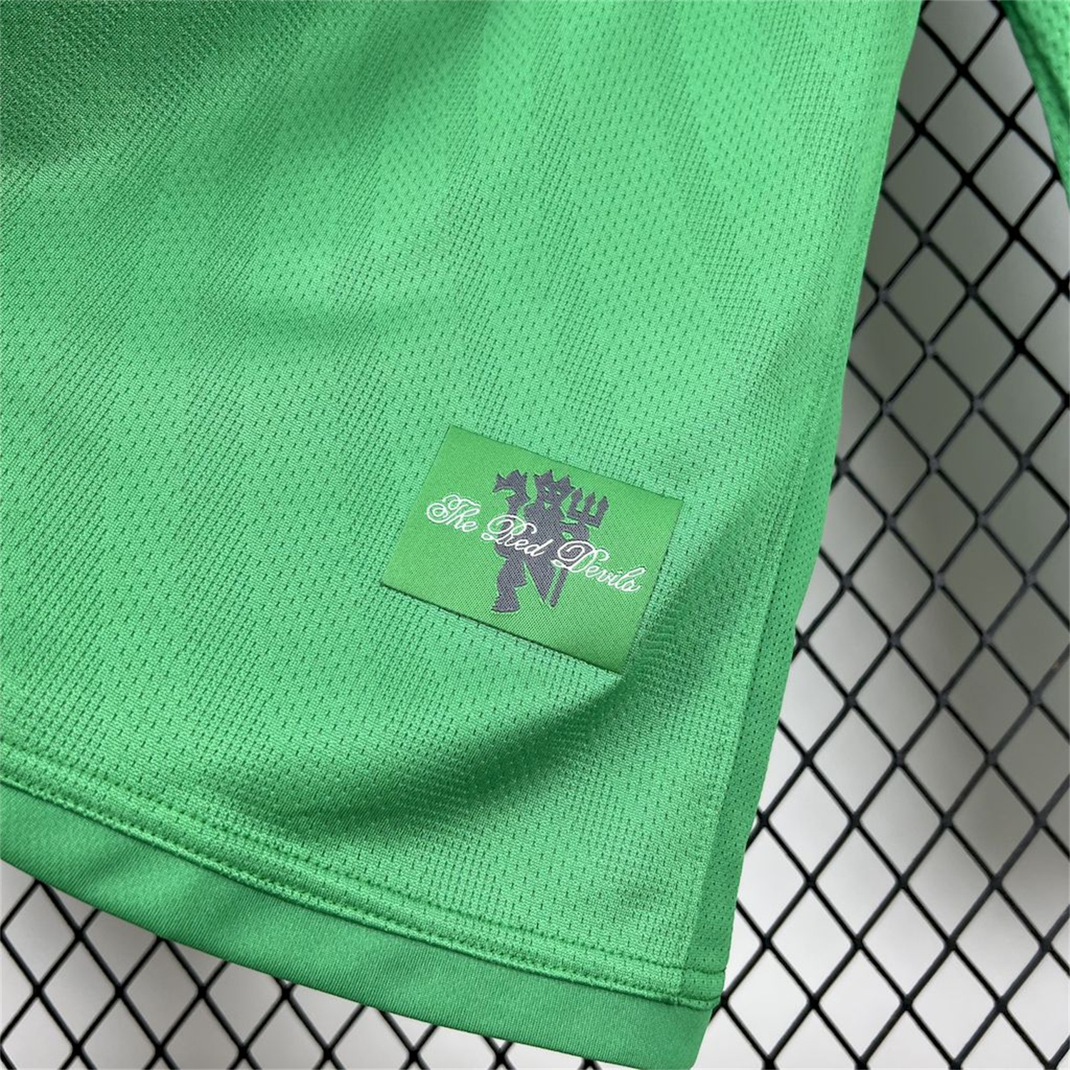 AlphaJersey-Retro Manchester United 2007-08 Green Goalkeeper Long Sleeves Jersey
