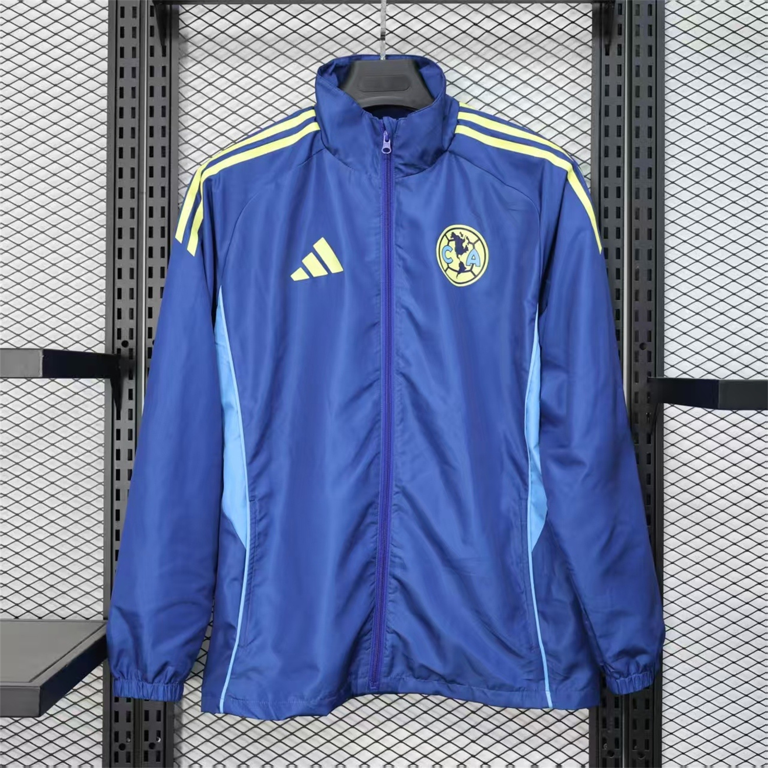 AlphaJersey-Club América 25-26 Blue Windbreaker Jacket