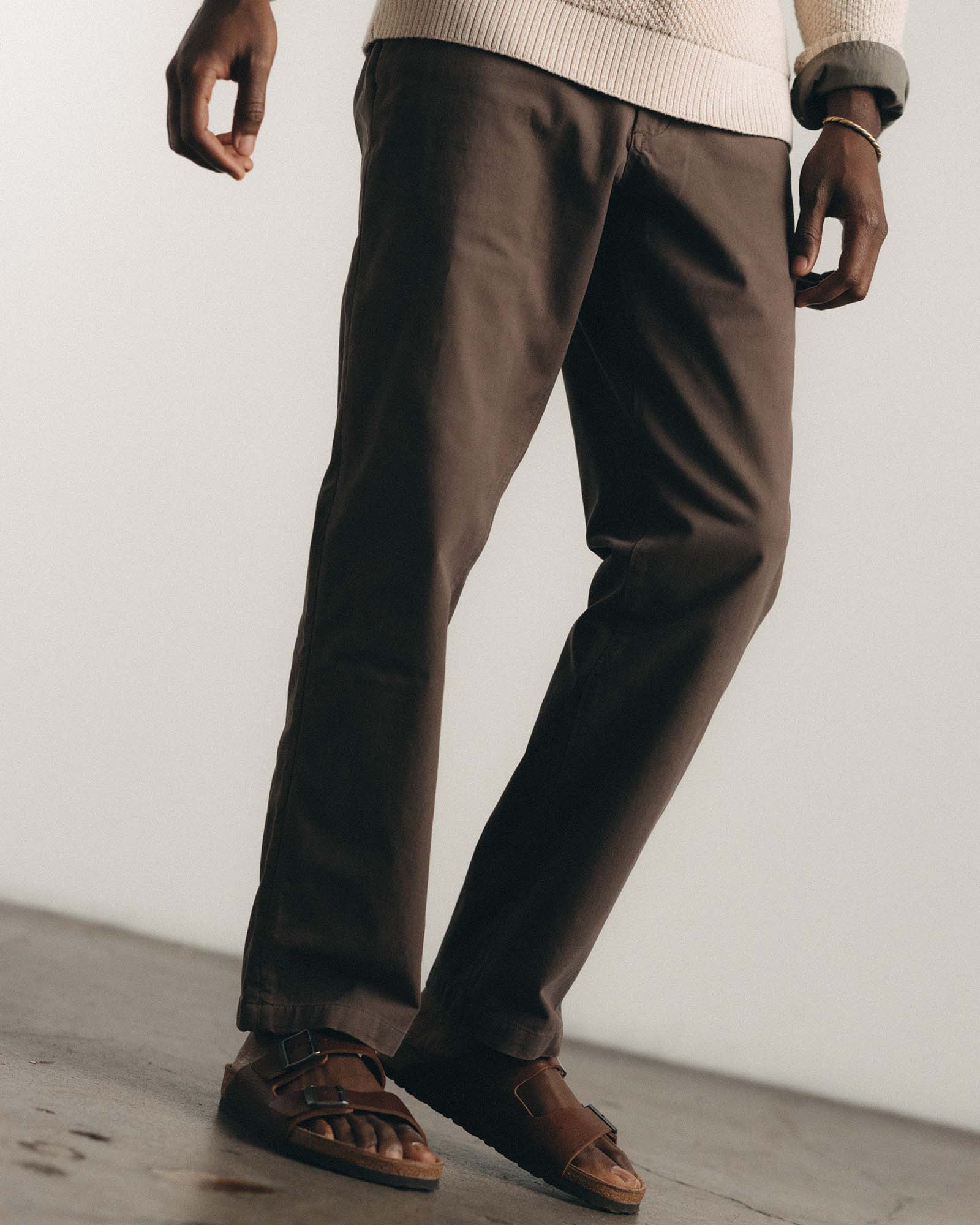 The Straight Foundation Pant in Organic Espresso | Modern Menswear by yycbvcnbmmnbm