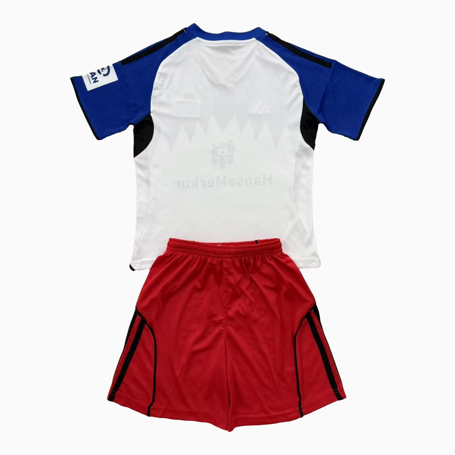 AlphaJersey-Hamburger SV 25-26 Home Men's Adult Jersey Set - Fans Version