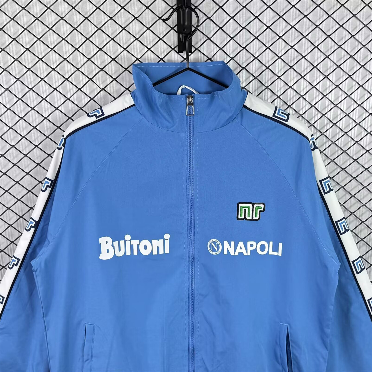 AlphaJersey-Retro Napoli 1987-88 Blue Windbreaker