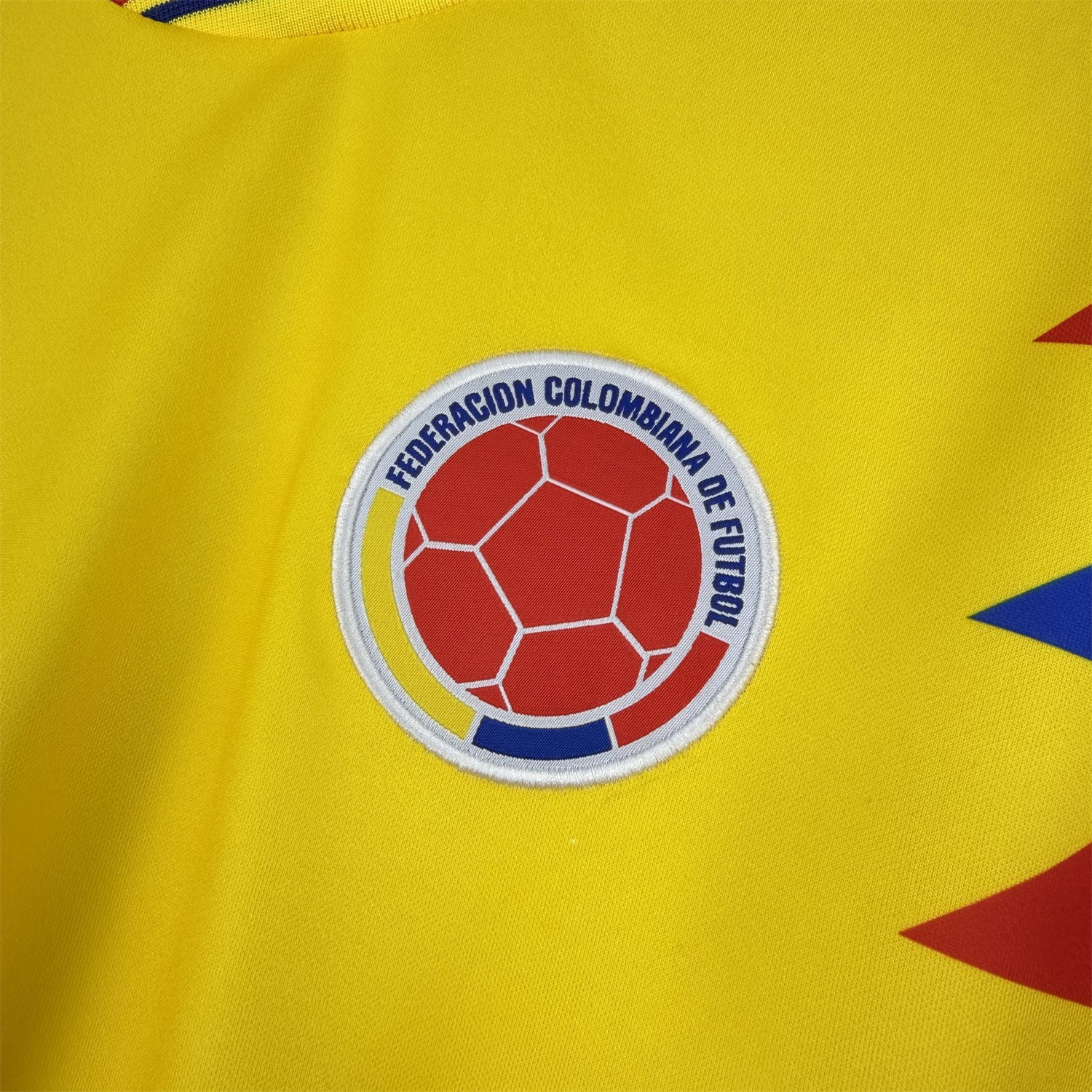 AlphaJersey-Retro Colombia 1990 Home Long Sleeves Jersey - Fans Version