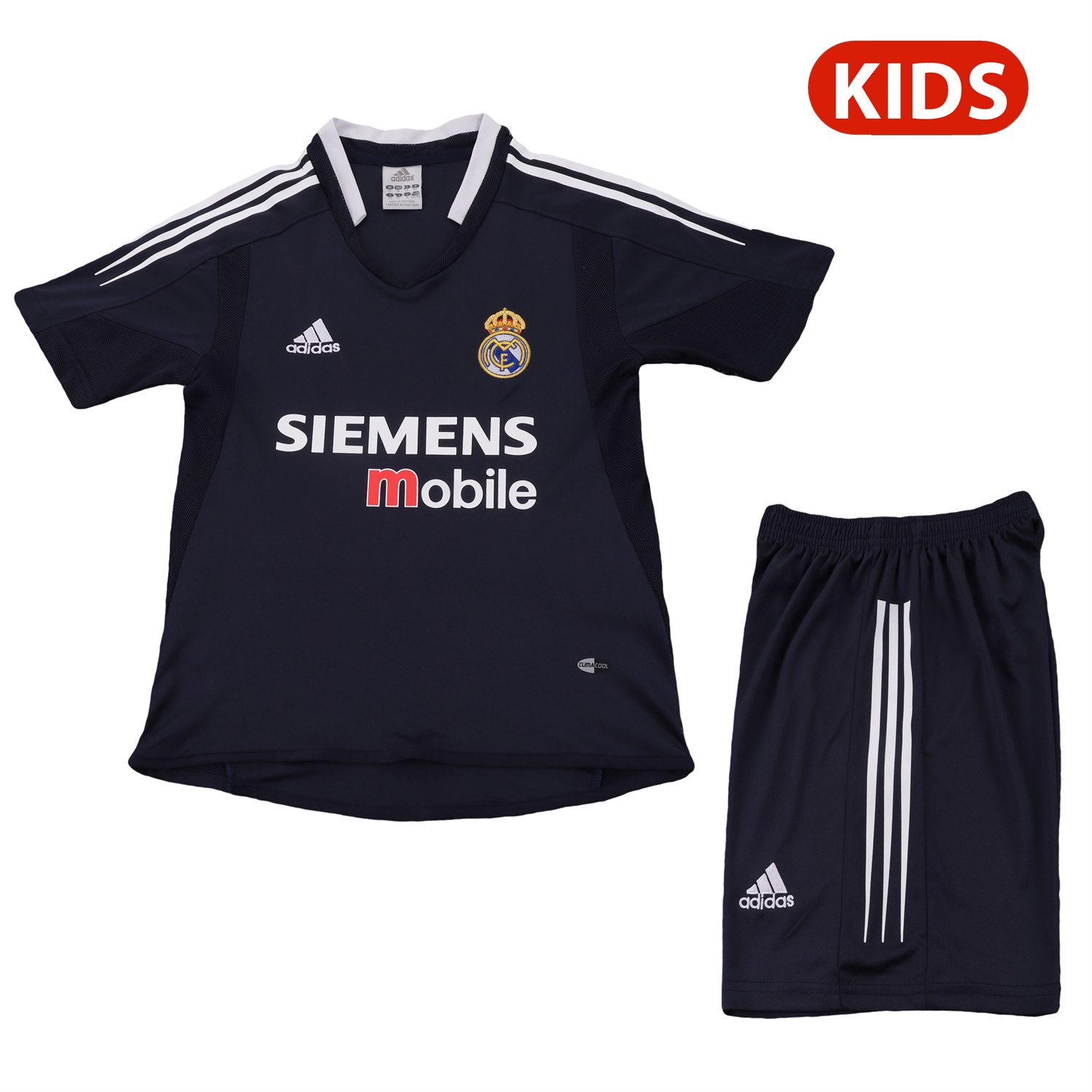 AlphaJersey-Retro Real Madrid 04-05 Away Kids Kit