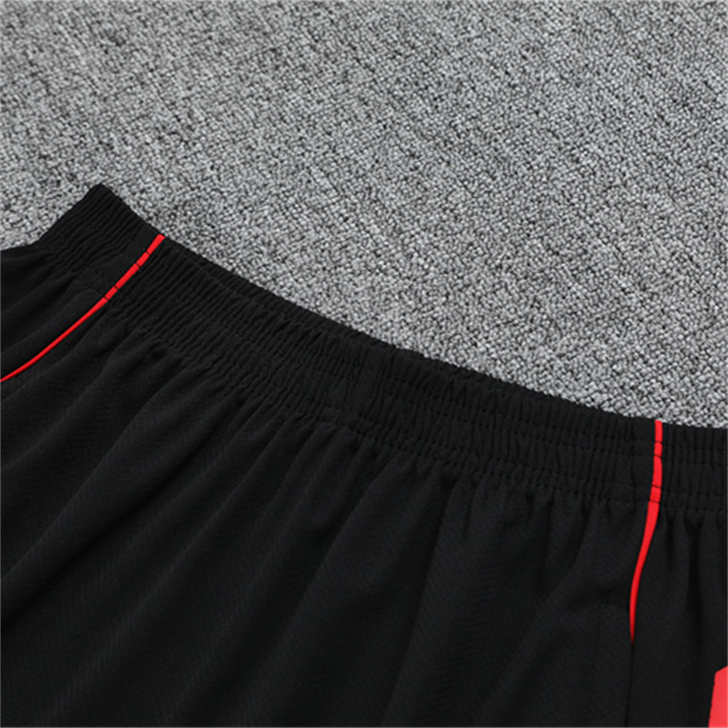 AlphaJersey-Manchester United 25-26 Kid Short-Sleeve Training Set - Red Top & Black Shorts