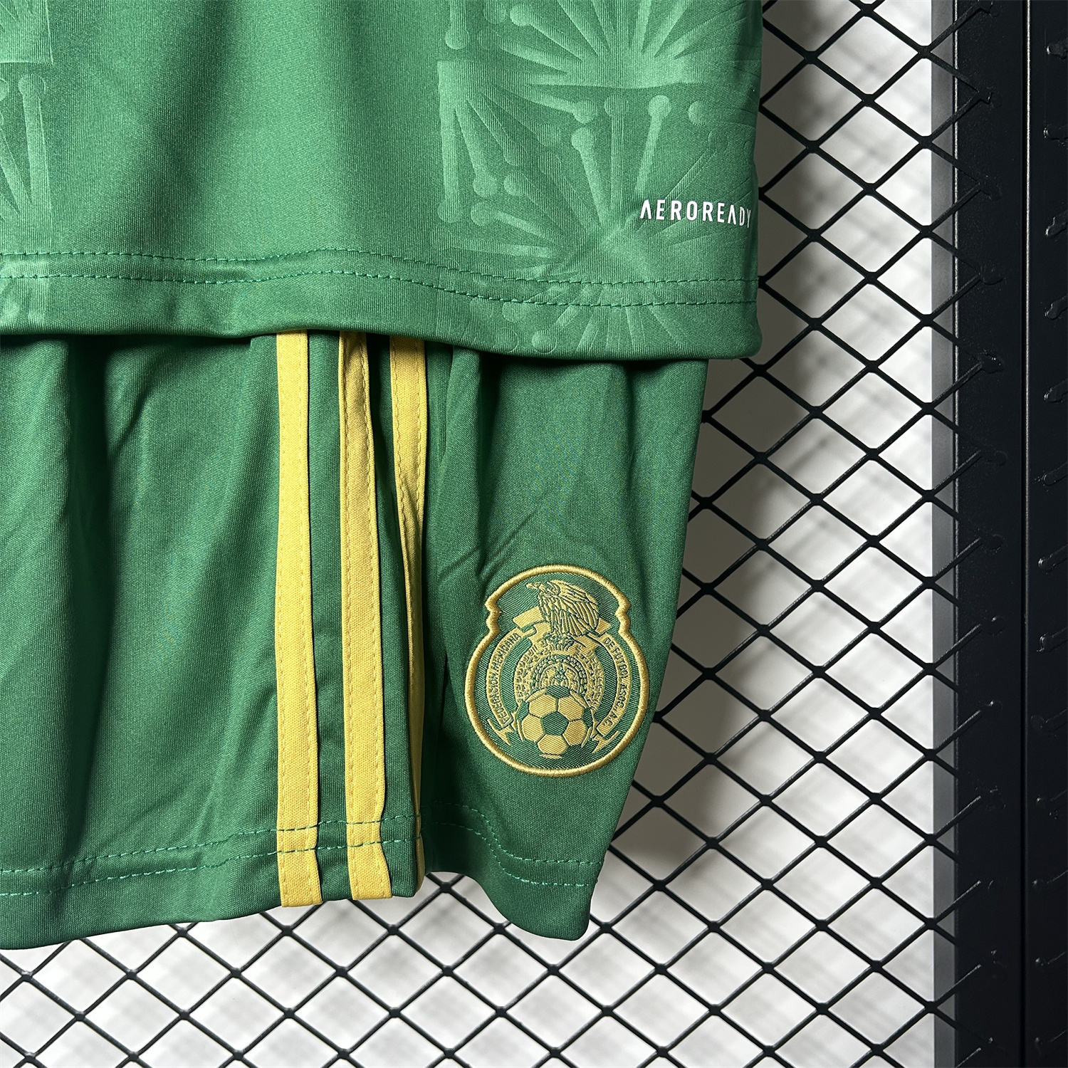 AlphaJersey-Mexico 2025 Gold Cup Green Kids Kit