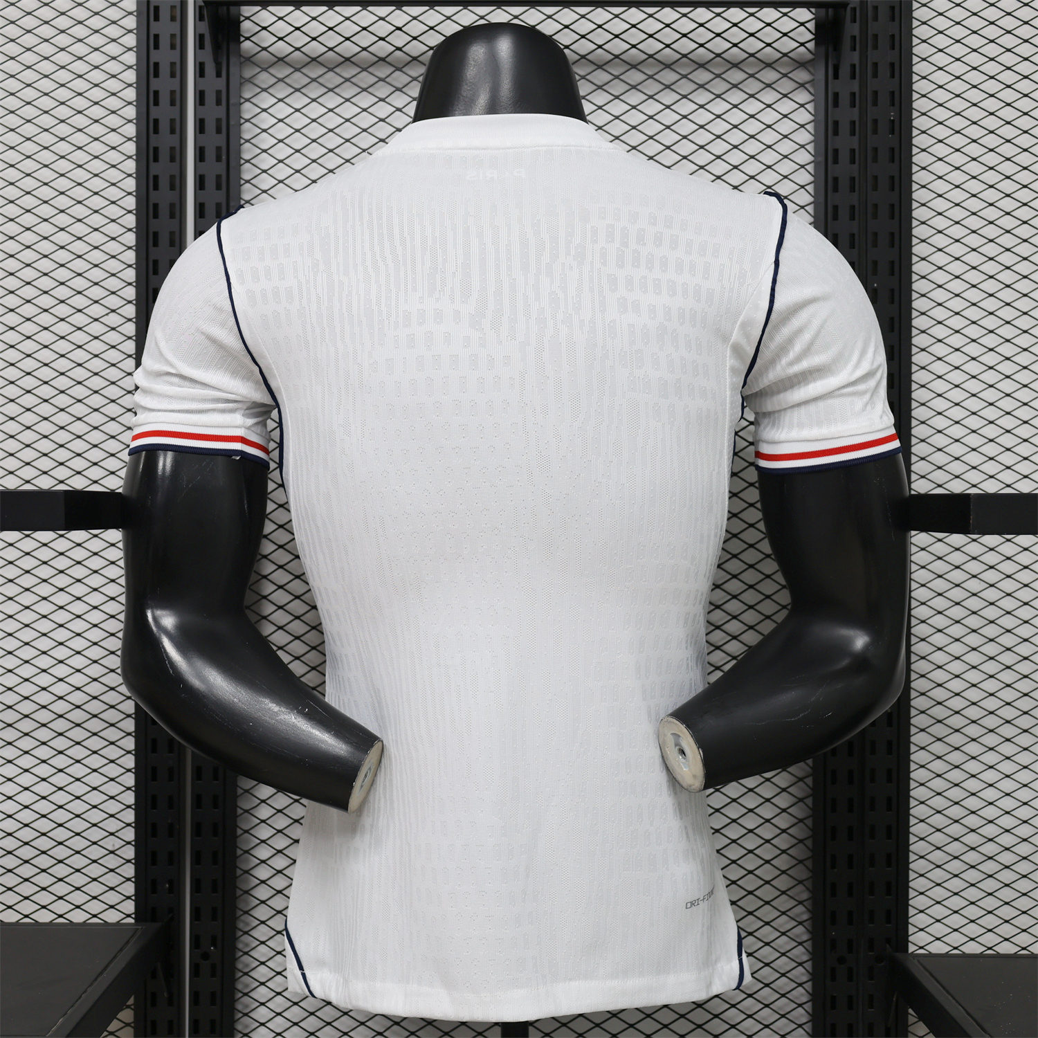AlphaJersey-Paris Saint-Germain PSG 25-26 Red Blue Stripes White Special Jersey - Player Version
