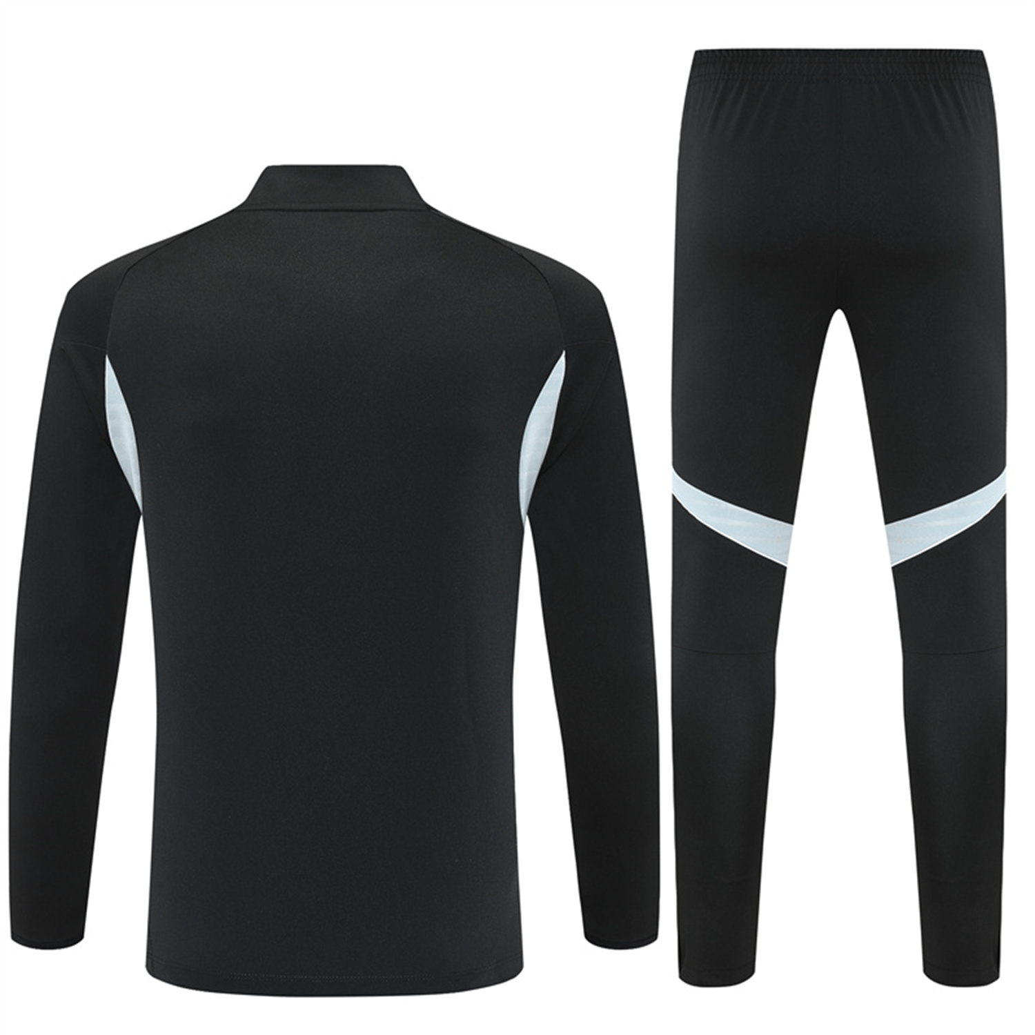 AlphaJersey-Argentina 25-26 Kid Long Sleeves Training Set - Black Top & Black Pants
