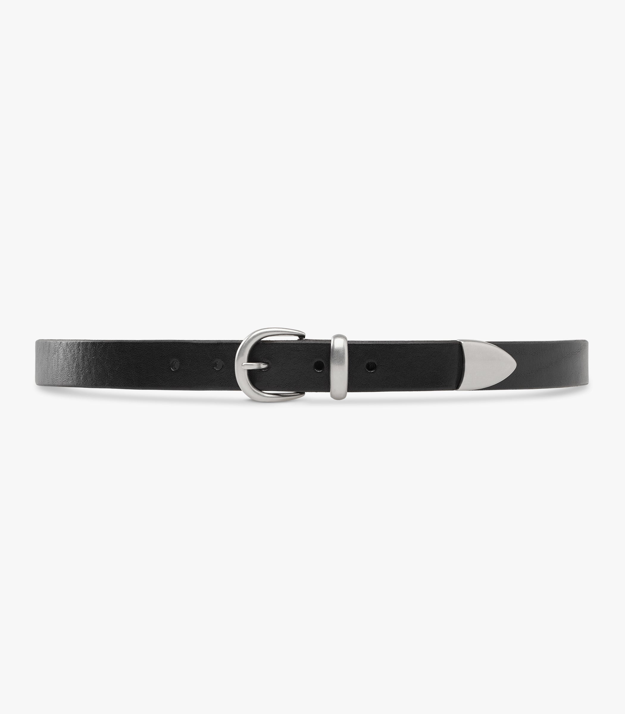 Western Bridle Leather Belt Slim | Modern Menswear by yycbvcnbmmnbm