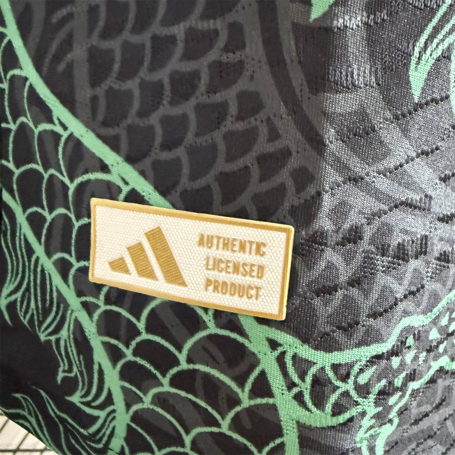 AlphaJersey-Real Madrid 25-26 Green Dragon Soars Black Jersey - Player Version