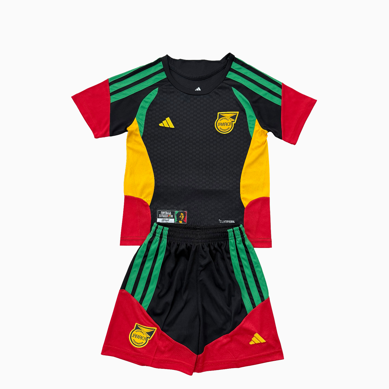 AlphaJersey-Jamaica 2026 Black Training Men's Adult Jersey Set - Fans Version