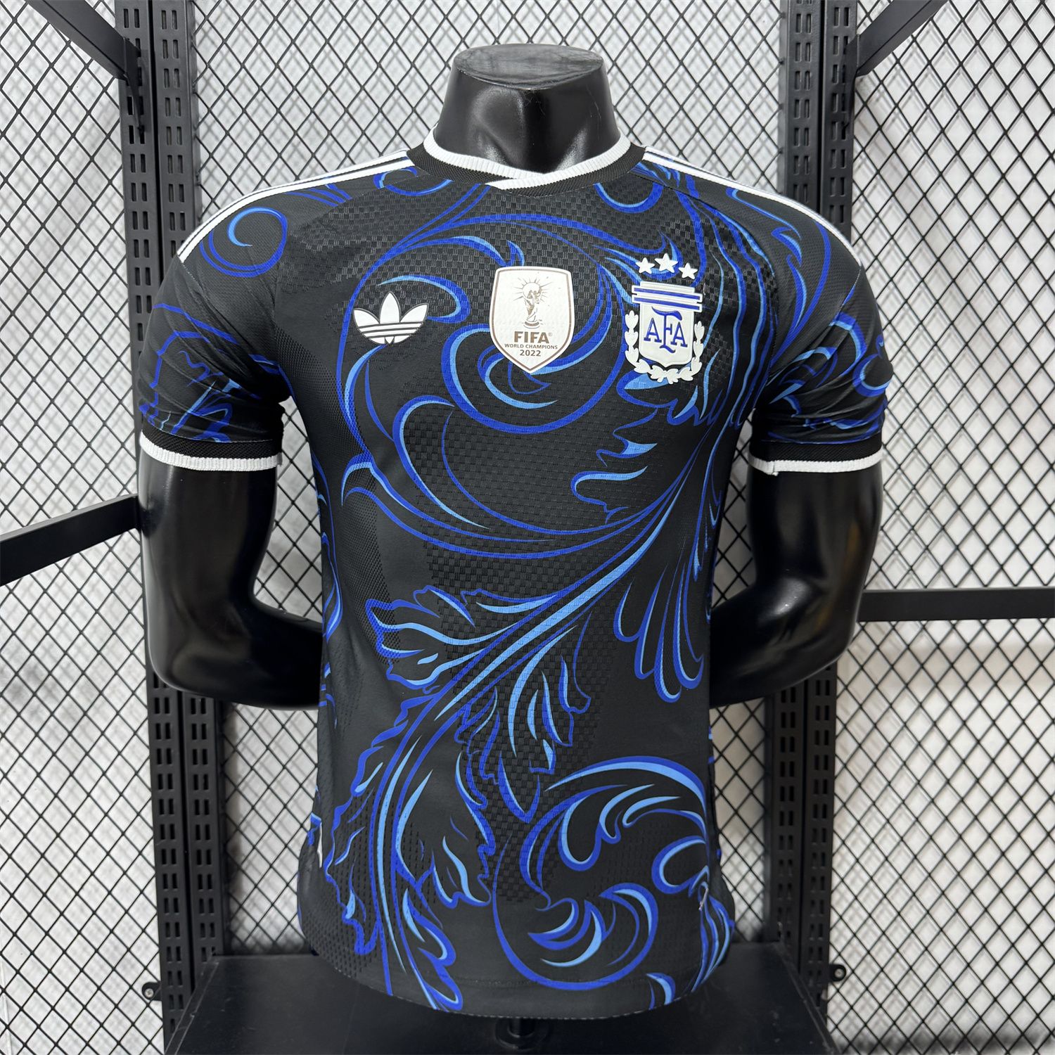 AlphaJersey-Argentina 2026 Away Deep Blue Jersey - Player Version