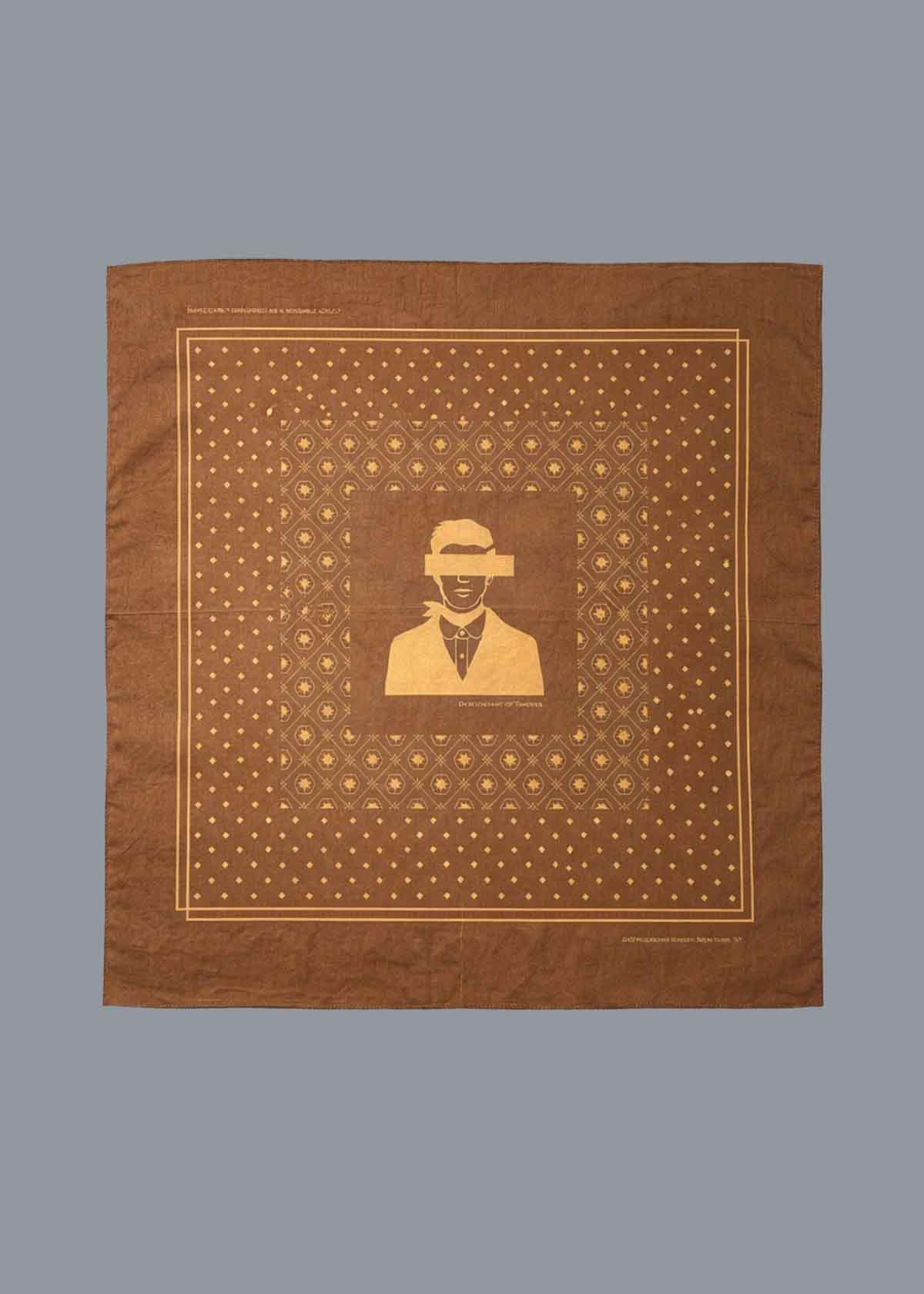 DOT Printed Neckwear Brass | Modern Menswear by yycbvcnbmmnbm