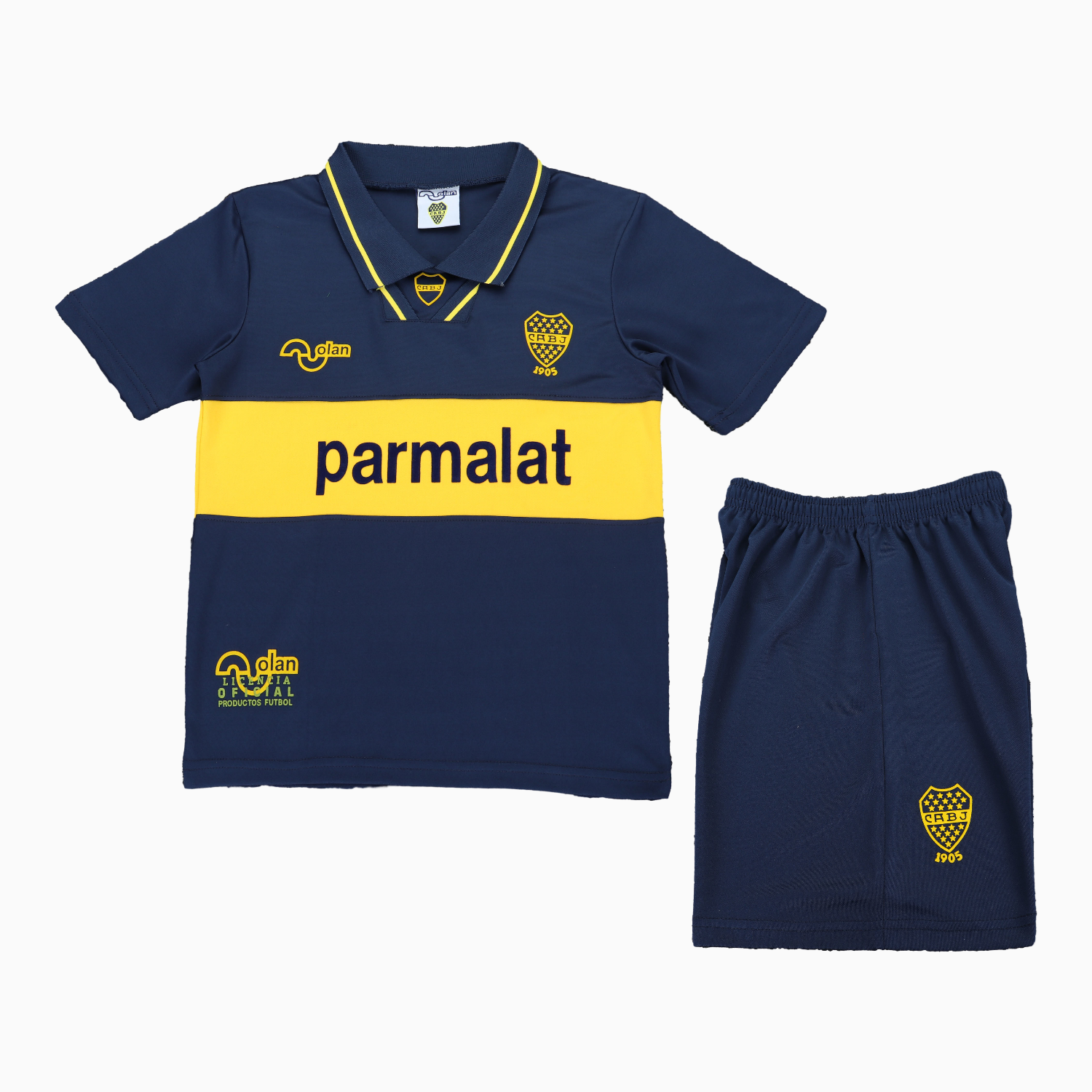 AlphaJersey-Retro Boca Juniors 1993-95 Home Kids Kit