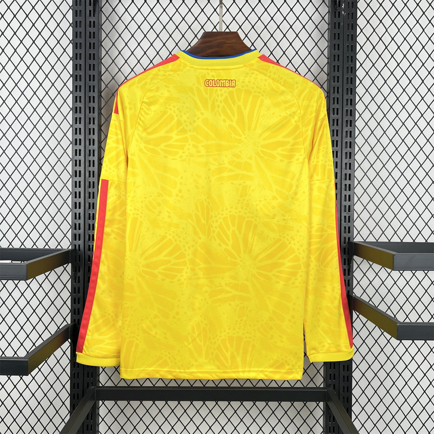 AlphaJersey-Colombia 2026 Home Long Sleeves Jersey - Fans Version