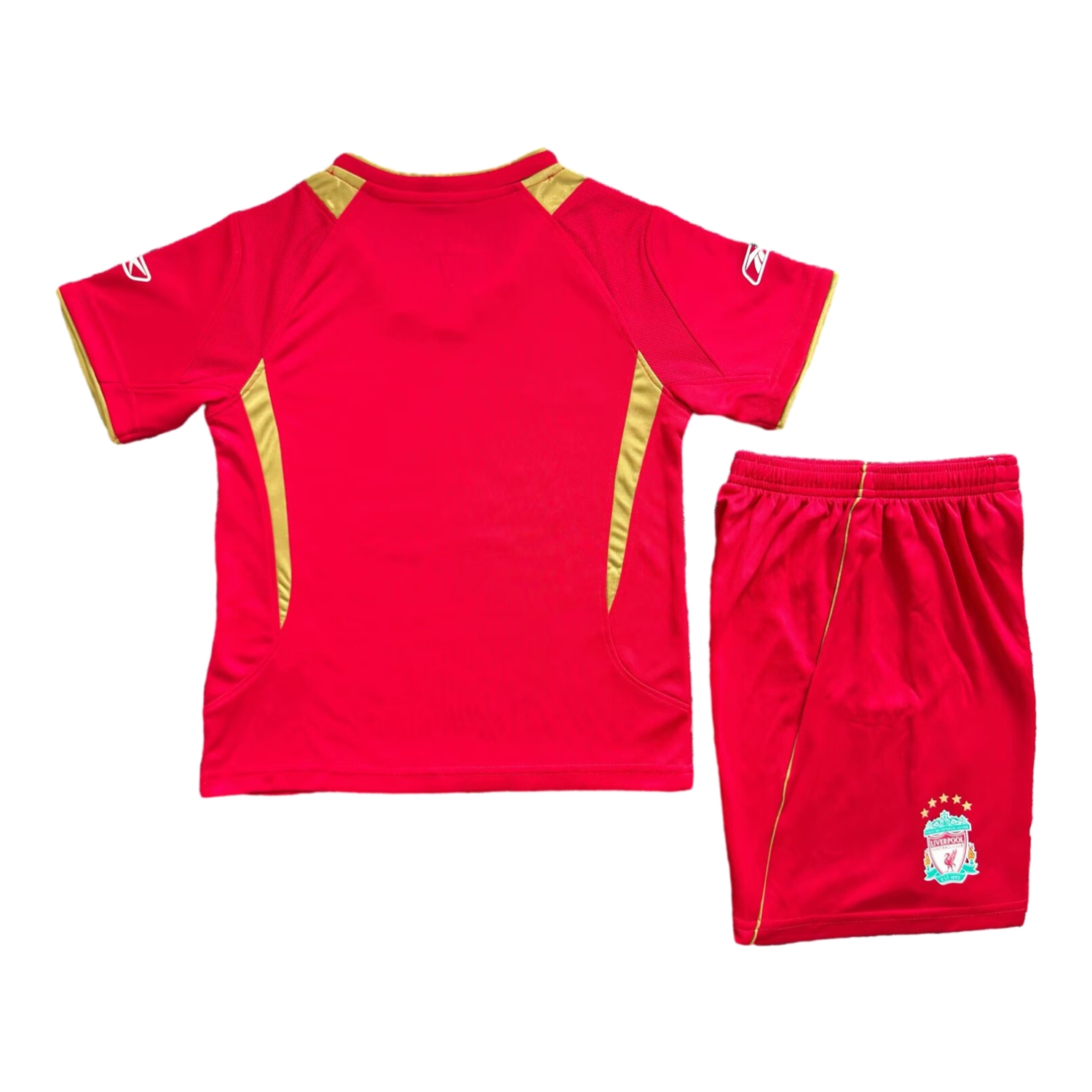 AlphaJersey-Retro Liver.pool 2005-06 European Home Kids Kit