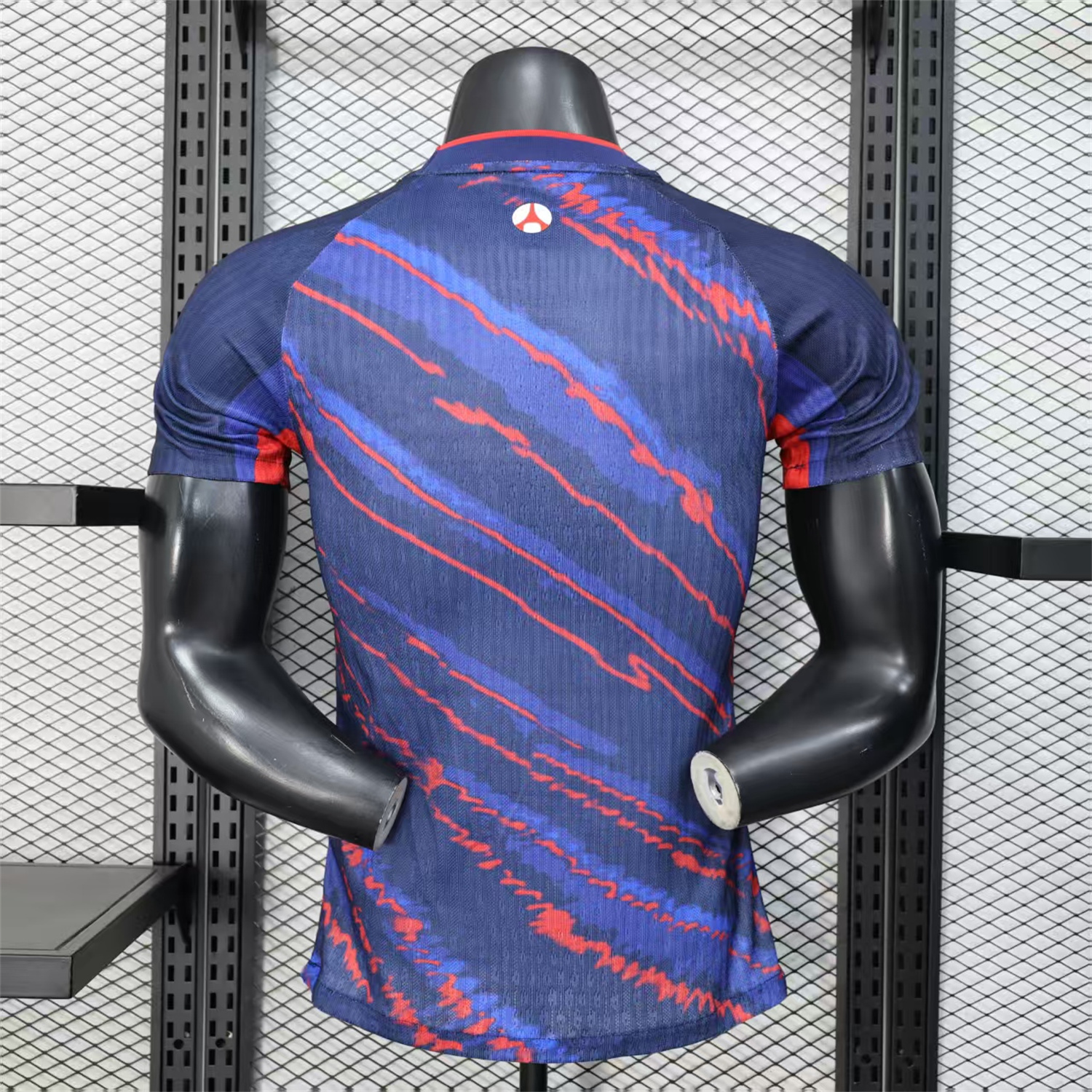 AlphaJersey-Paris Saint-Germain PSG X JD 25-26 Red Line Blue Special Edition Jersey - Player Version