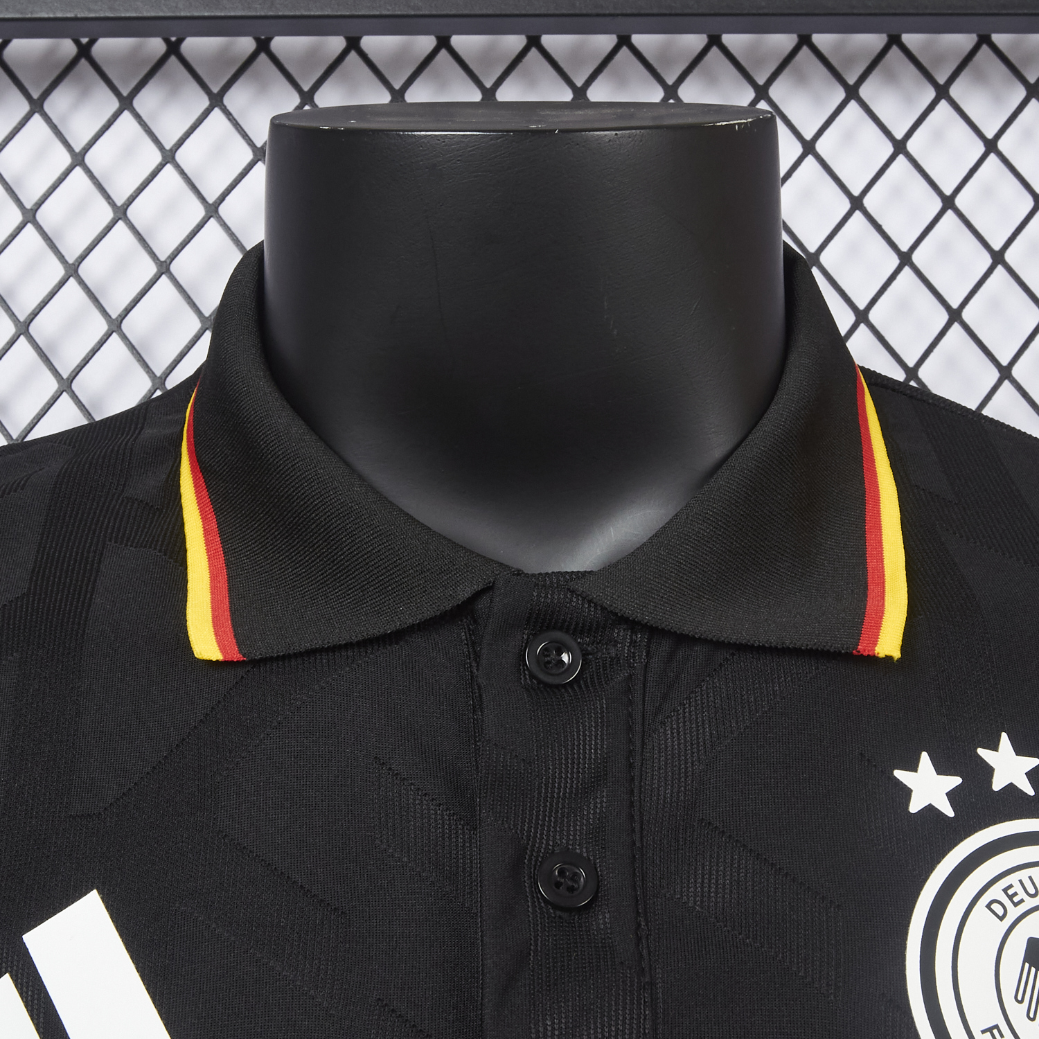AlphaJersey-Germany 2026 Black Special Edition Polo Jersey - Player Version