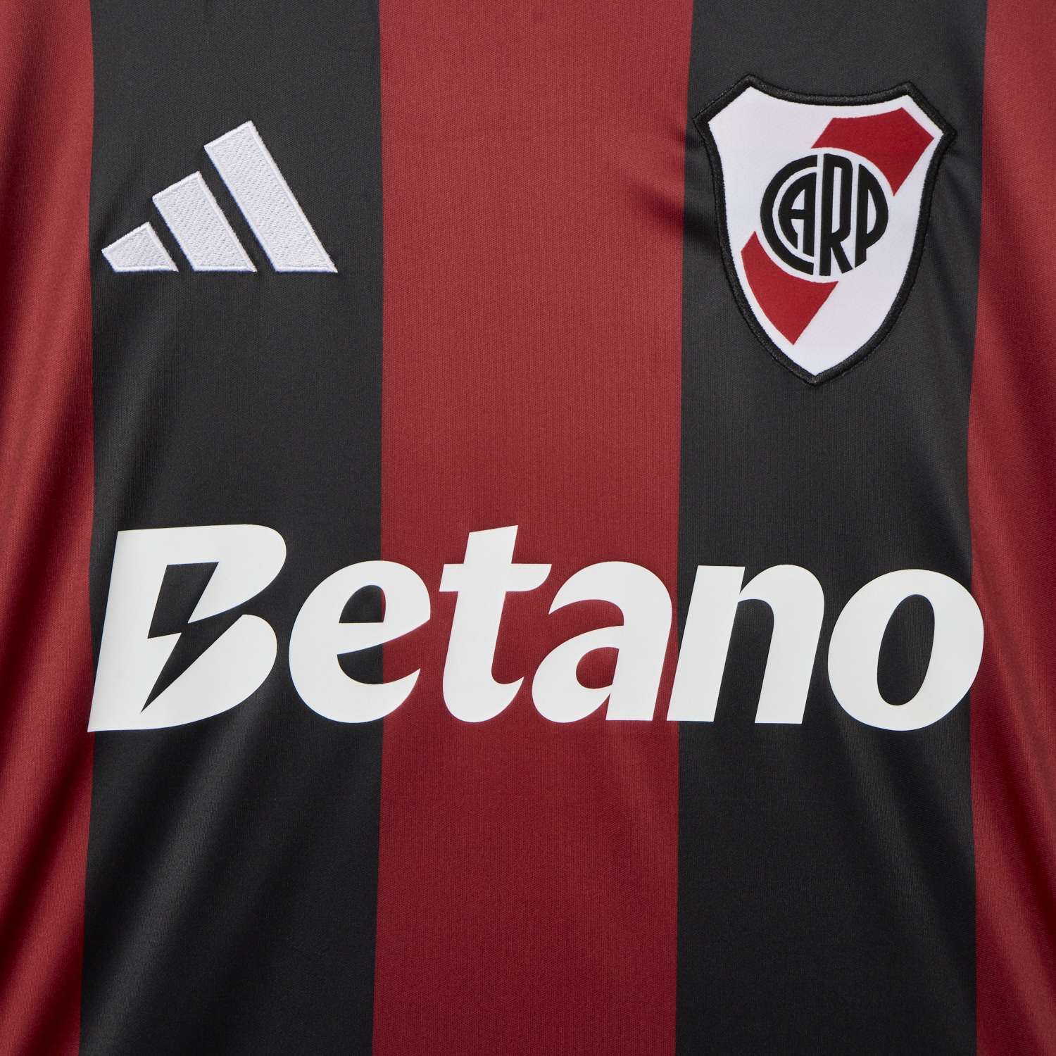 AlphaJersey-River Plate 25-26 Away Jersey With Chest Sponsor - Fans Version