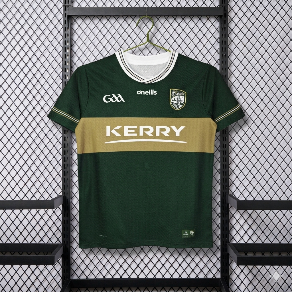 AlphaJersey-O'Neills Kerry GAA 2026 Home Jersey - Fans Version