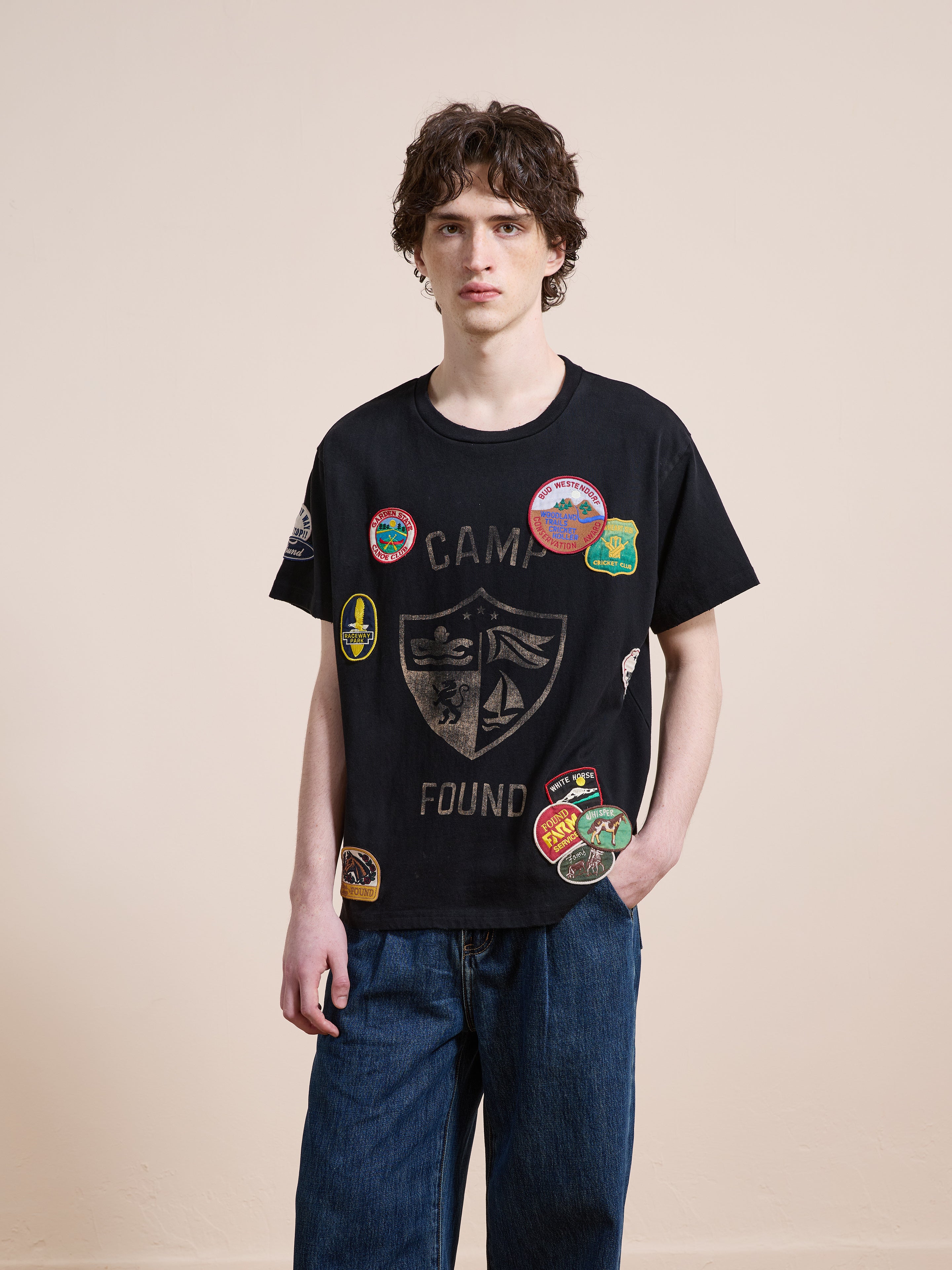 Patchwork Camp Tee | Modern Menswear by yycbvcnbmmnbm