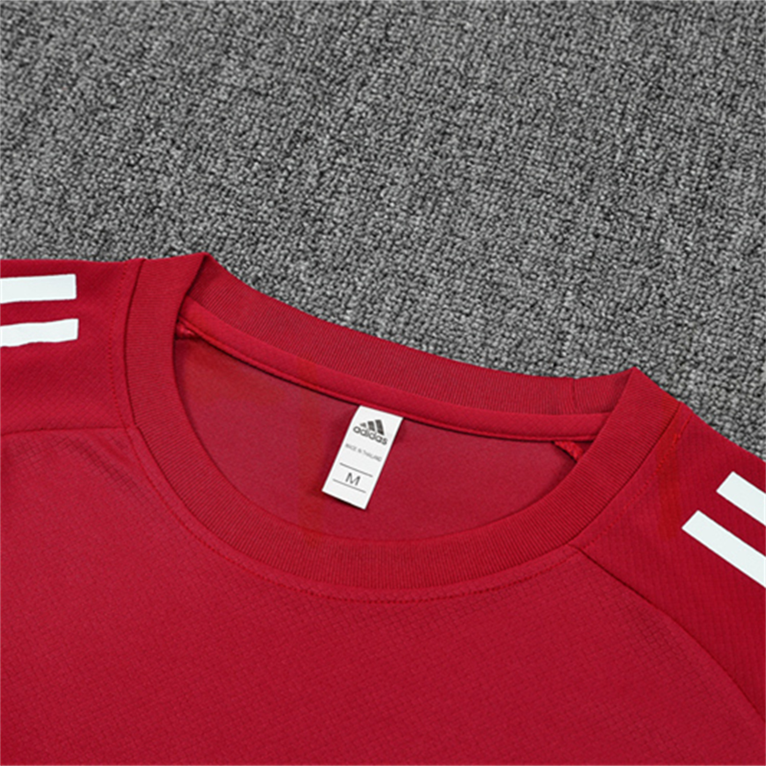 AlphaJersey-Arsenal 25-26 Short-Sleeve Training Set- Red Top & Green Shorts