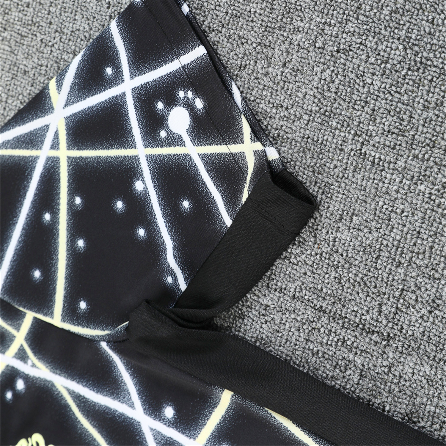 AlphaJersey-C.H.E.L.S.E.A 25-26 Short-Sleeve Training Set - Yellow Fluorescent Rays Black Top & Black Shorts