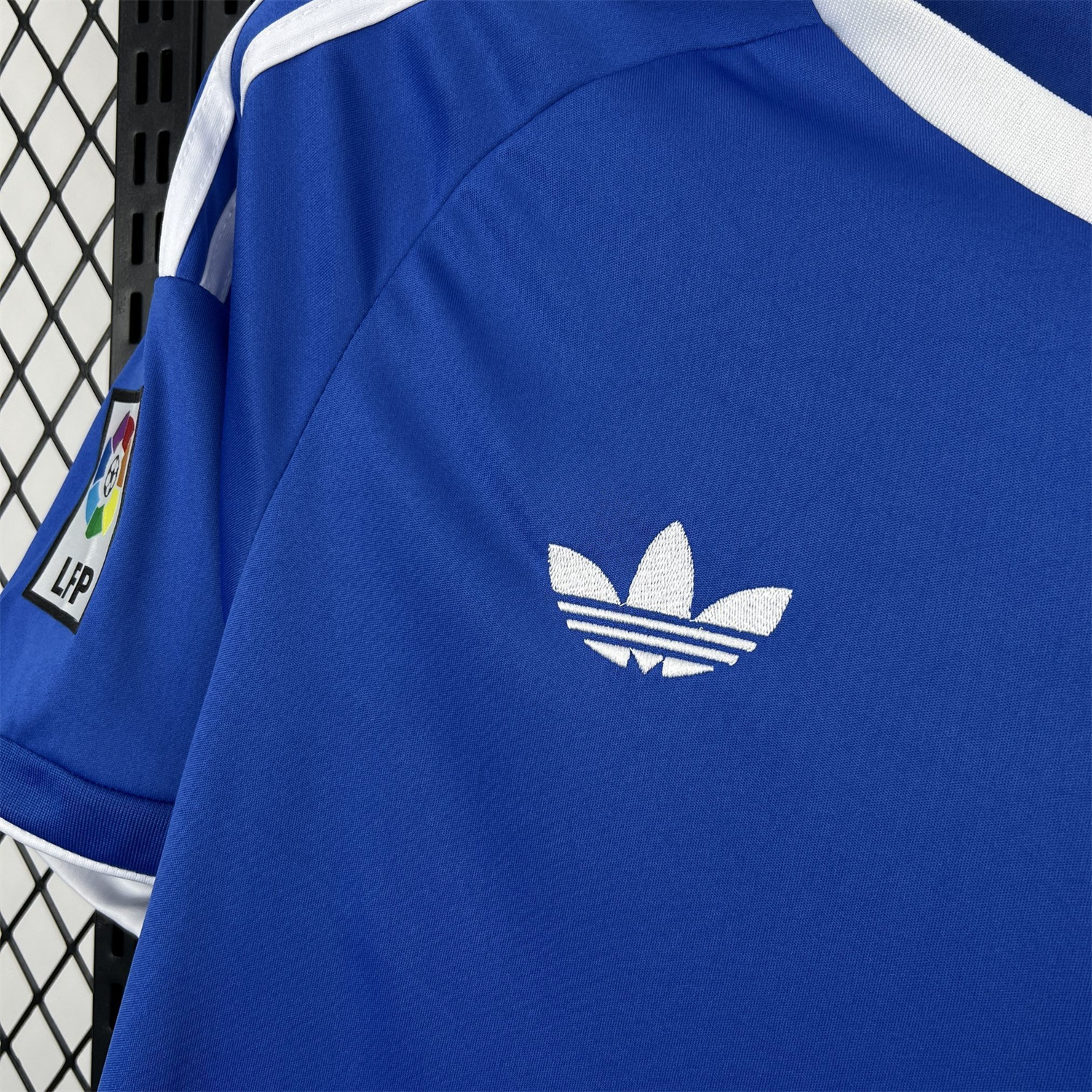 AlphaJersey-Real Zaragoza 25-26 Retro Style Blue Polo Jersey - Fans Version