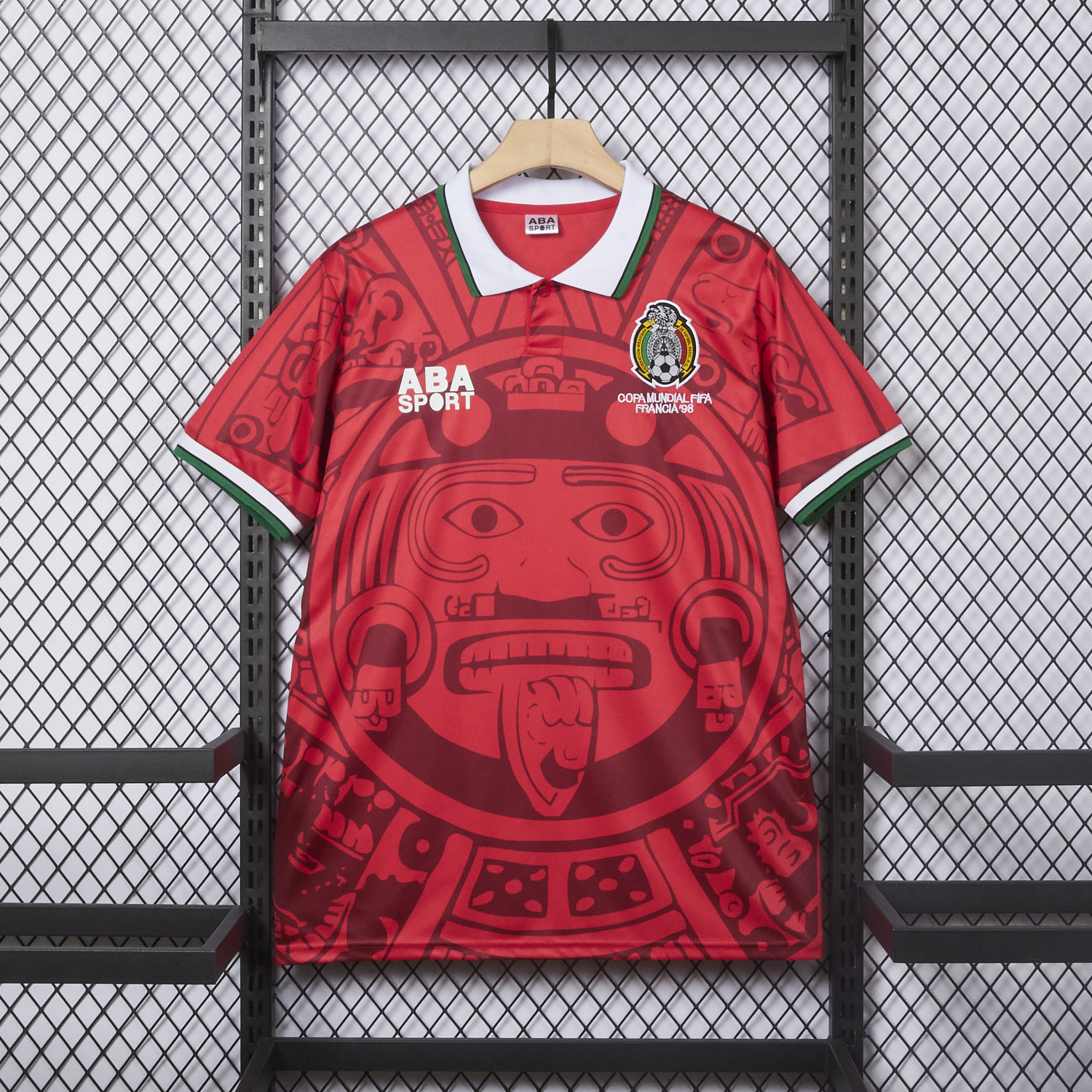 AlphaJersey-Retro Mexico 1998 Red Special Edition Jersey
