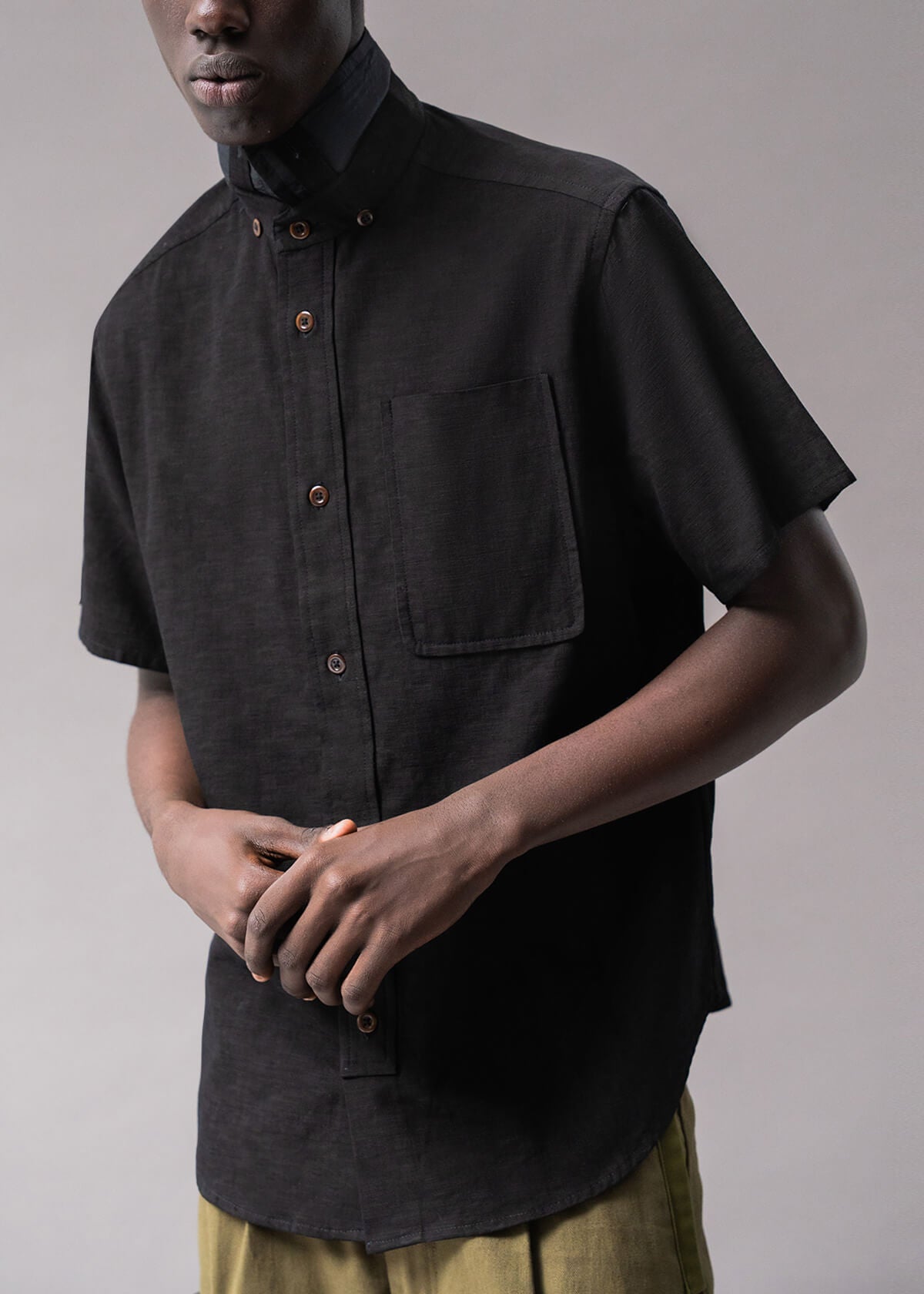 Offset Slub Black | Modern Menswear by yycbvcnbmmnbm