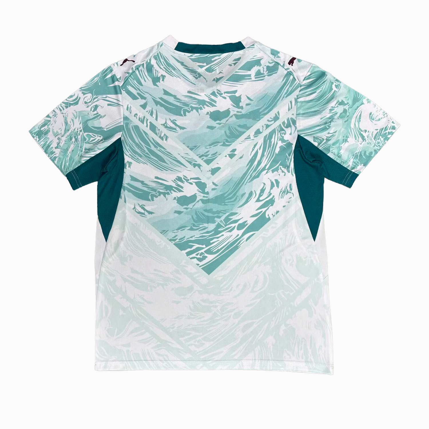 AlphaJersey-Portugal 2026 Away White And Cyan Jersey - Fans Version