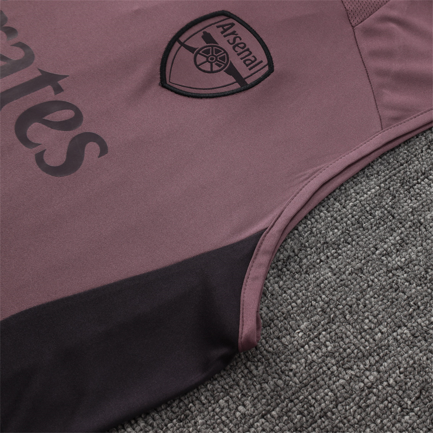 AlphaJersey-Arsenal 25-26 Vest Training Set - Purple Vest and Deep Purple Shorts