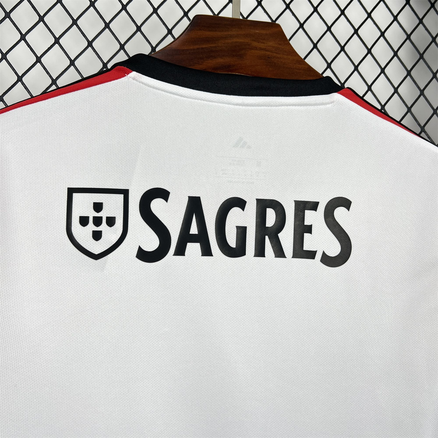 AlphaJersey-Benfica 25-26 Red Sleeves White Special Jersey - Fans Version