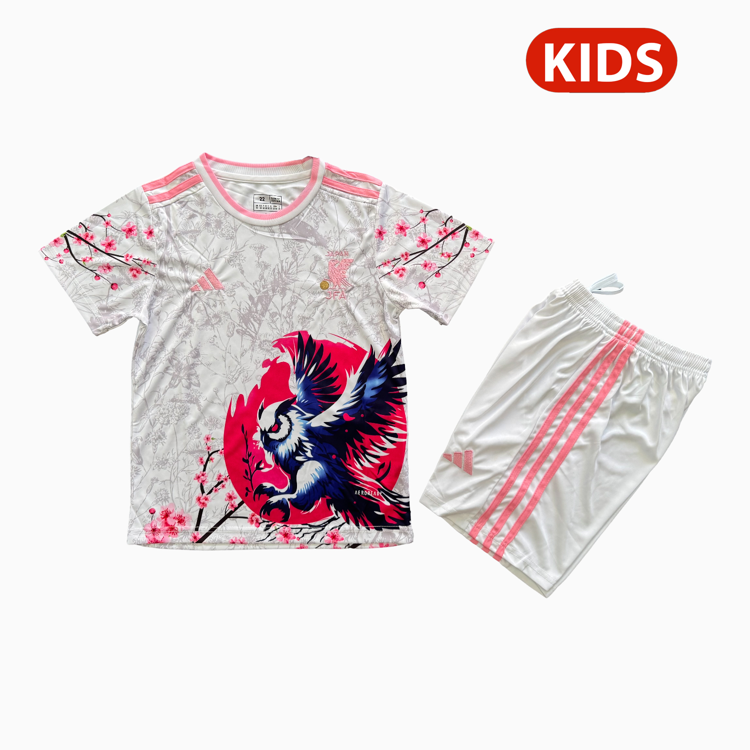 AlphaJersey-Japan 25-26 Owl Pink Special Kids Kit