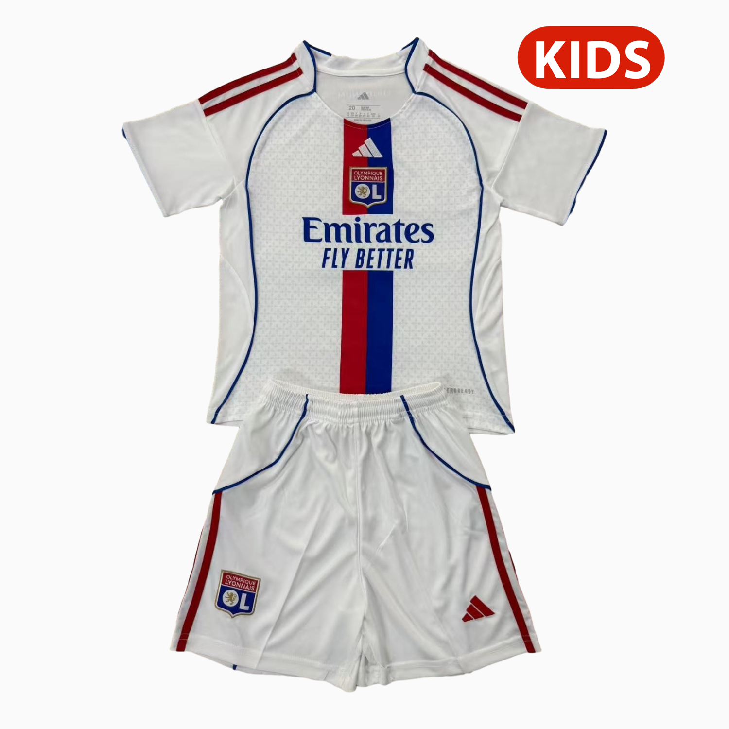 AlphaJersey-Lyon 25-26 Home Kids Kit