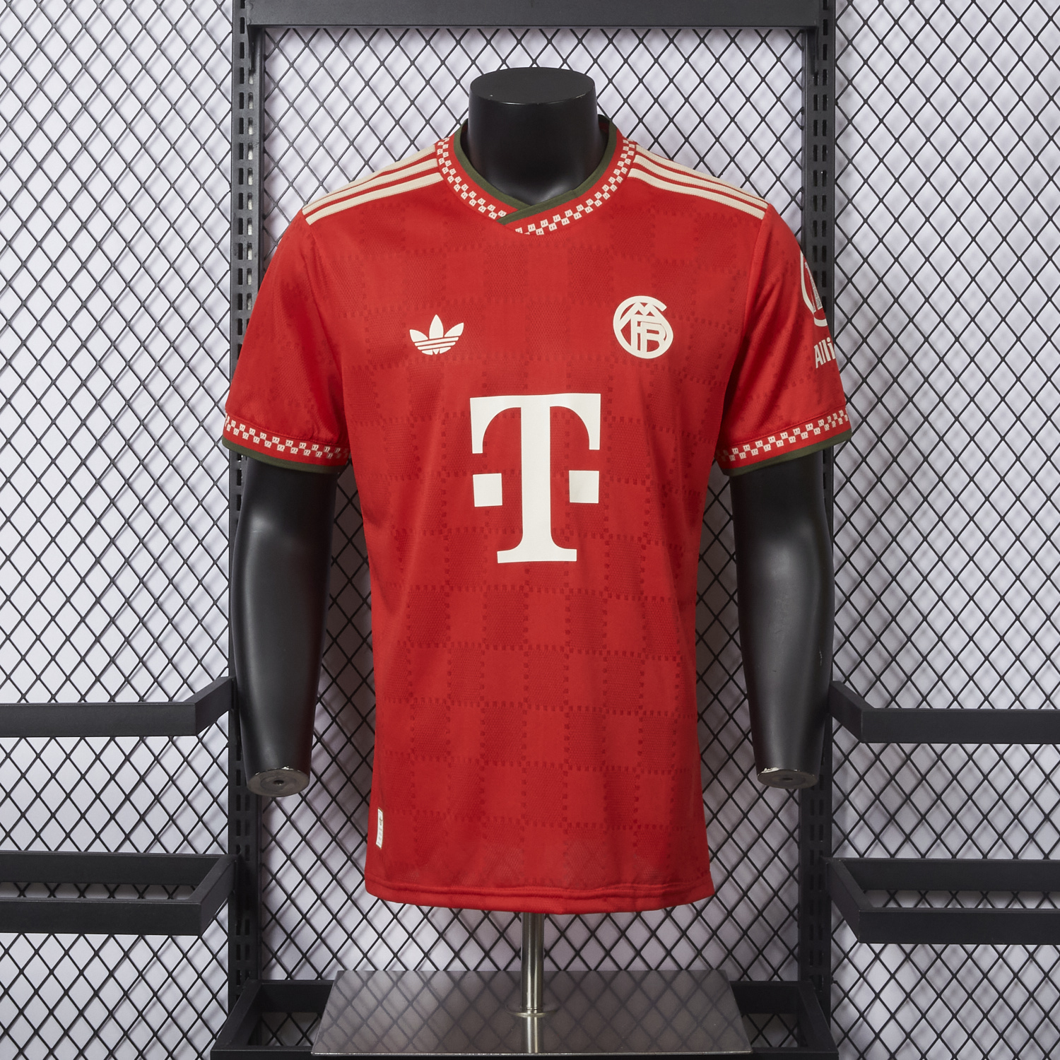 AlphaJersey-Bayern Munich 25-26 Trefoil Red Special Jersey - Player Version