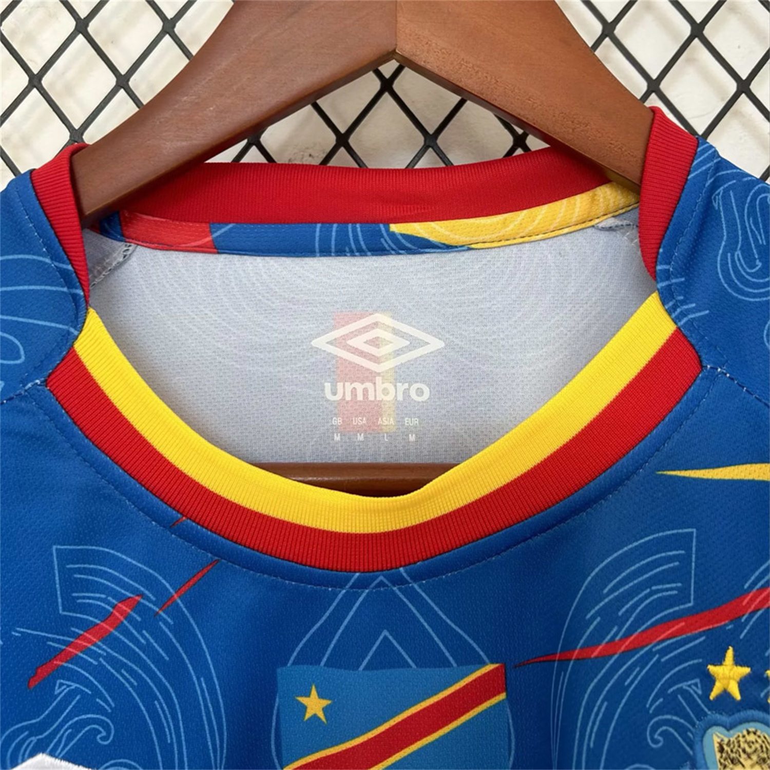 AlphaJersey-Congo 2026 Blue And Red Special Jersey - Fans Version