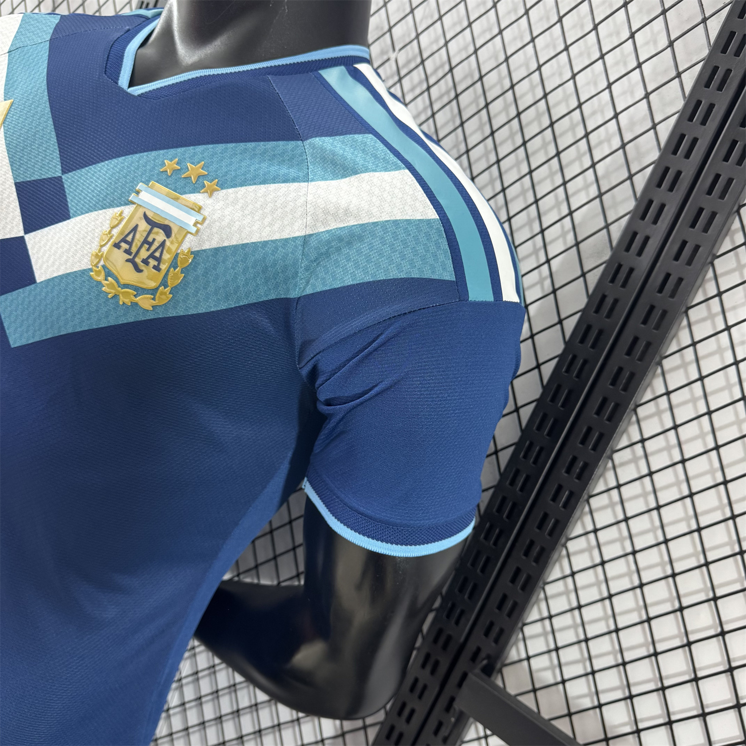 AlphaJersey-Argentina 2026 Blue Shoulder Stripes Special Jersey - Player Version
