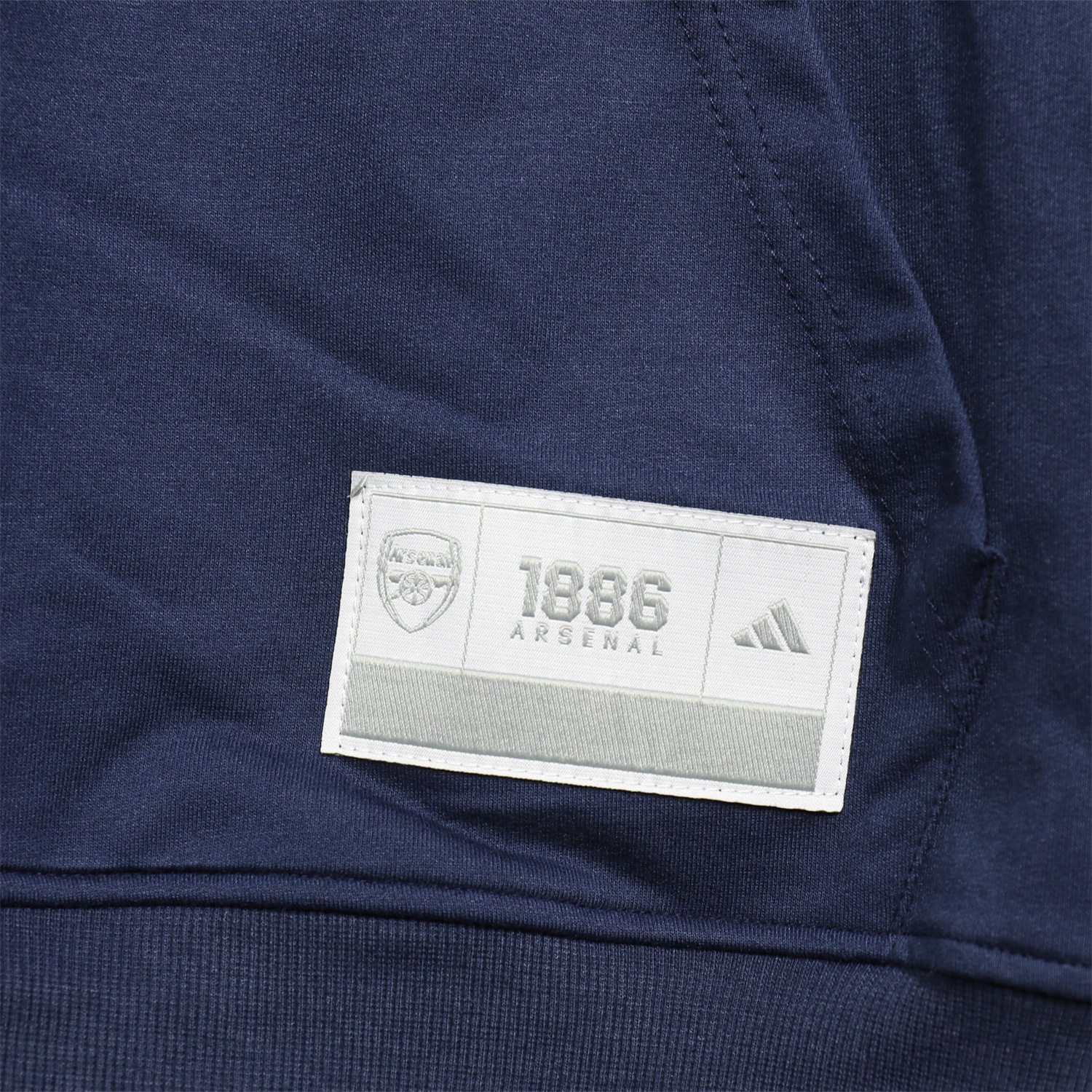 AlphaJersey-Arsenal 25-26 Pure Color Training Hoodie Set - Deep Blue Hoodie and Deep Blue Pants