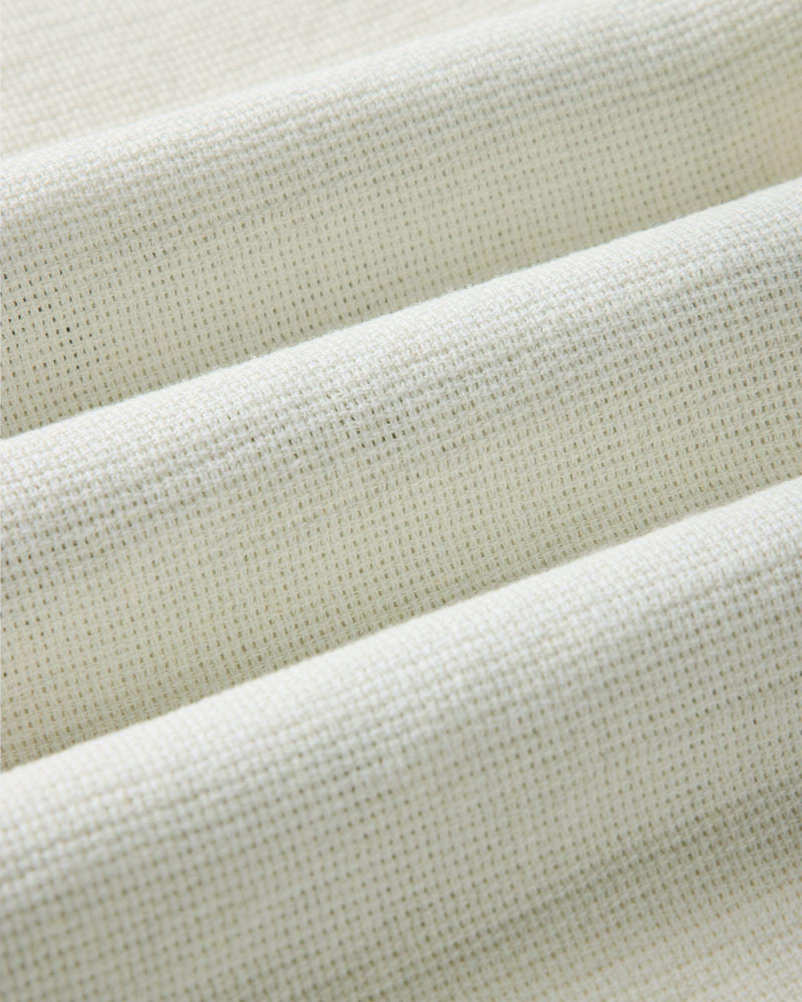 The Conrad Shirt in Vintage White Linen | Modern Menswear by yycbvcnbmmnbm