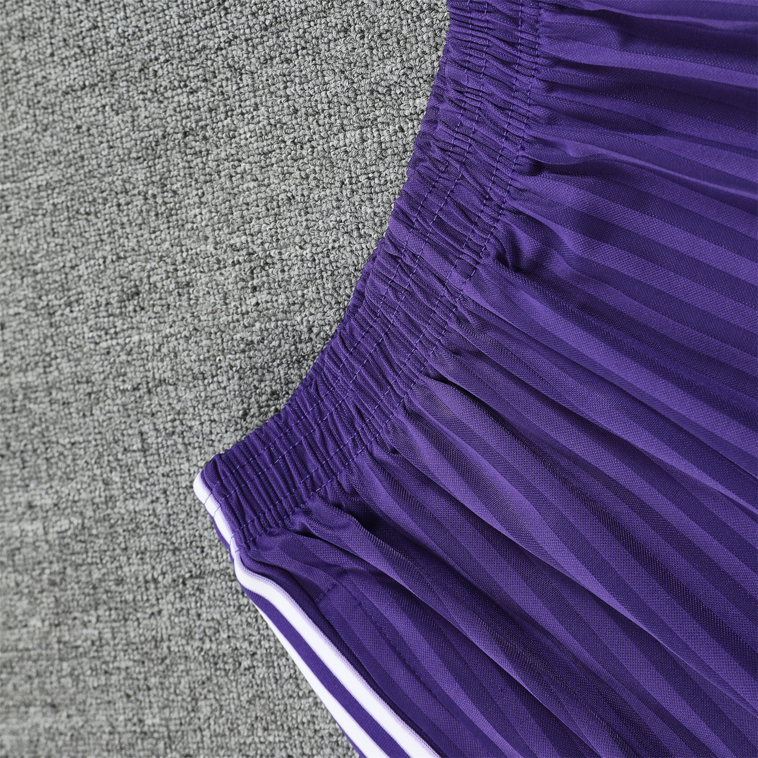 AlphaJersey-Real Madrid 25-26 Vest Training Set - Pure White Vest & Purple Shorts