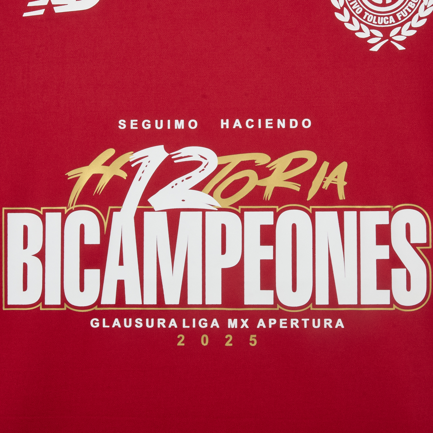 AlphaJersey-Toluca 25-26 Red Champion Commemorative Jersey - Fans Version