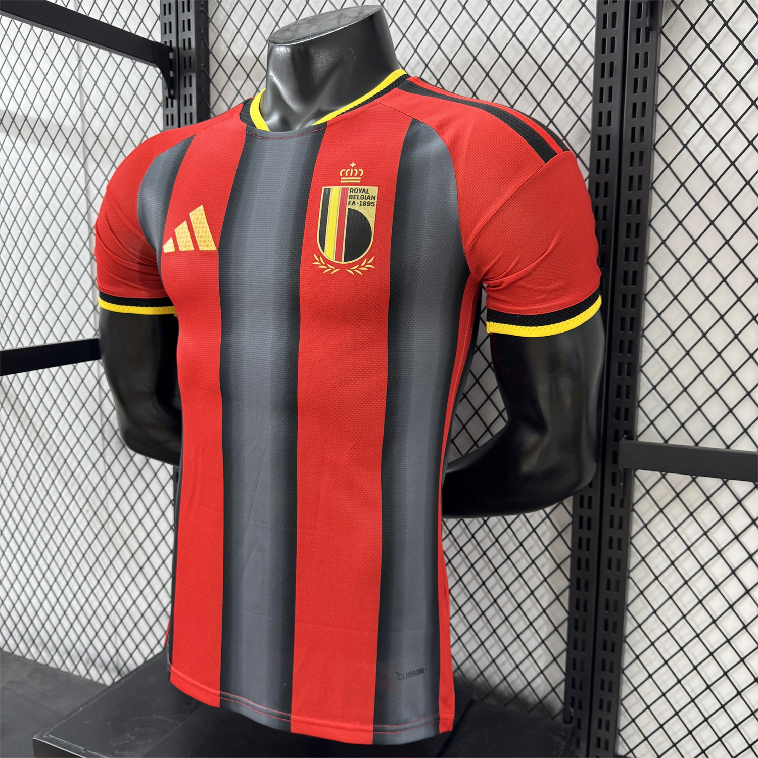 AlphaJersey-Belgium 2026 Red And Black Special Jersey - Player Version