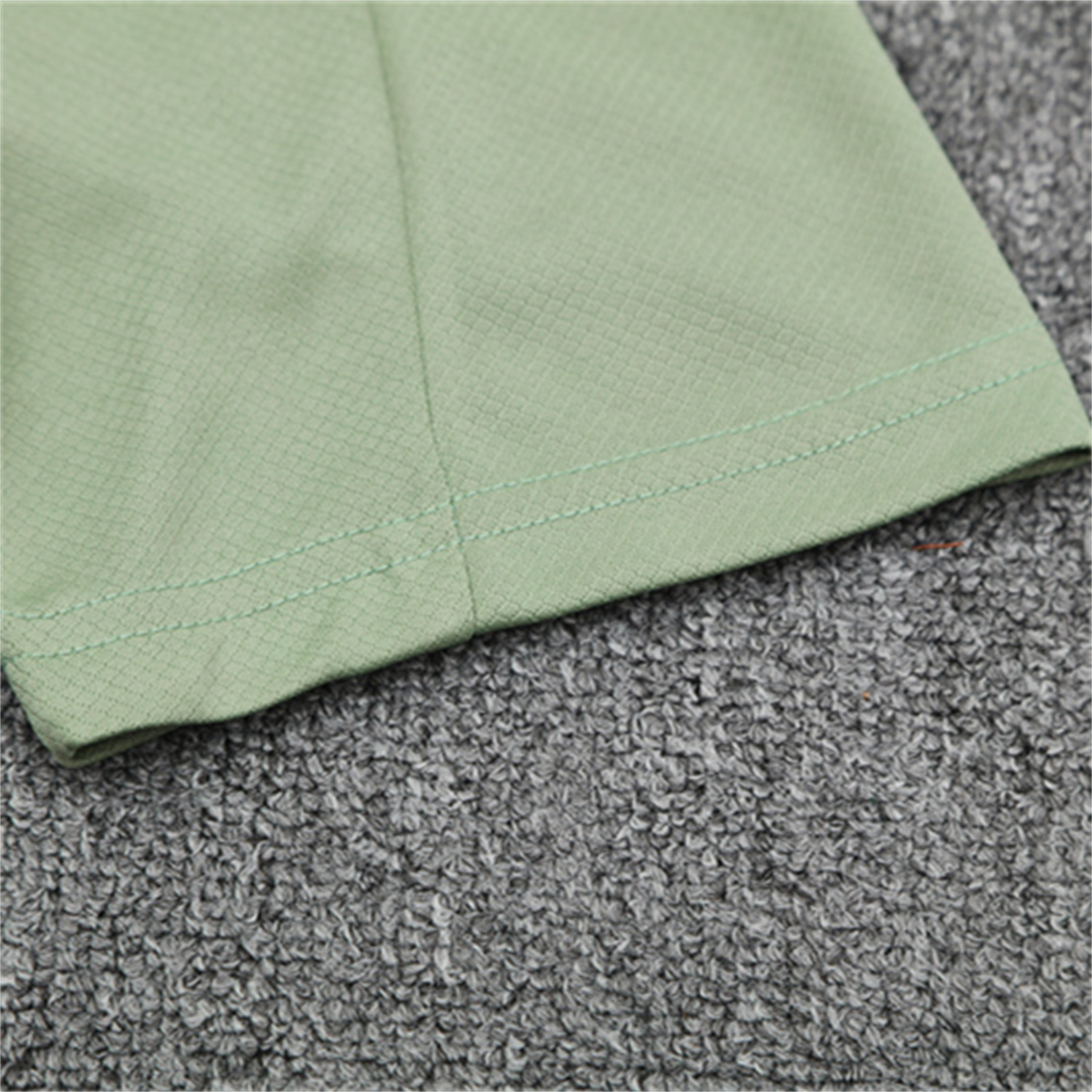 AlphaJersey-C.H.E.L.S.E.A 25-26 Kids Short-Sleeve Training Set - Light Green Top & Army Green Shorts