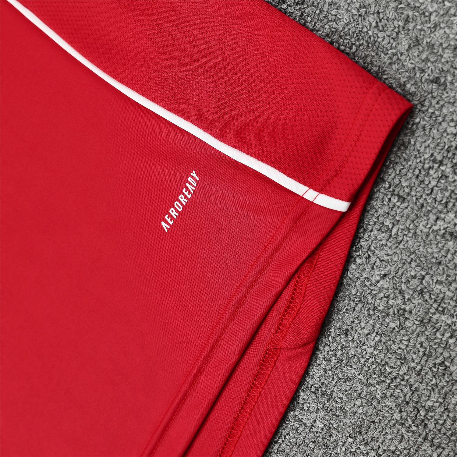 AlphaJersey-Manchester United 25-26 Vest Training Set - Pure Red Vest & Black Shorts